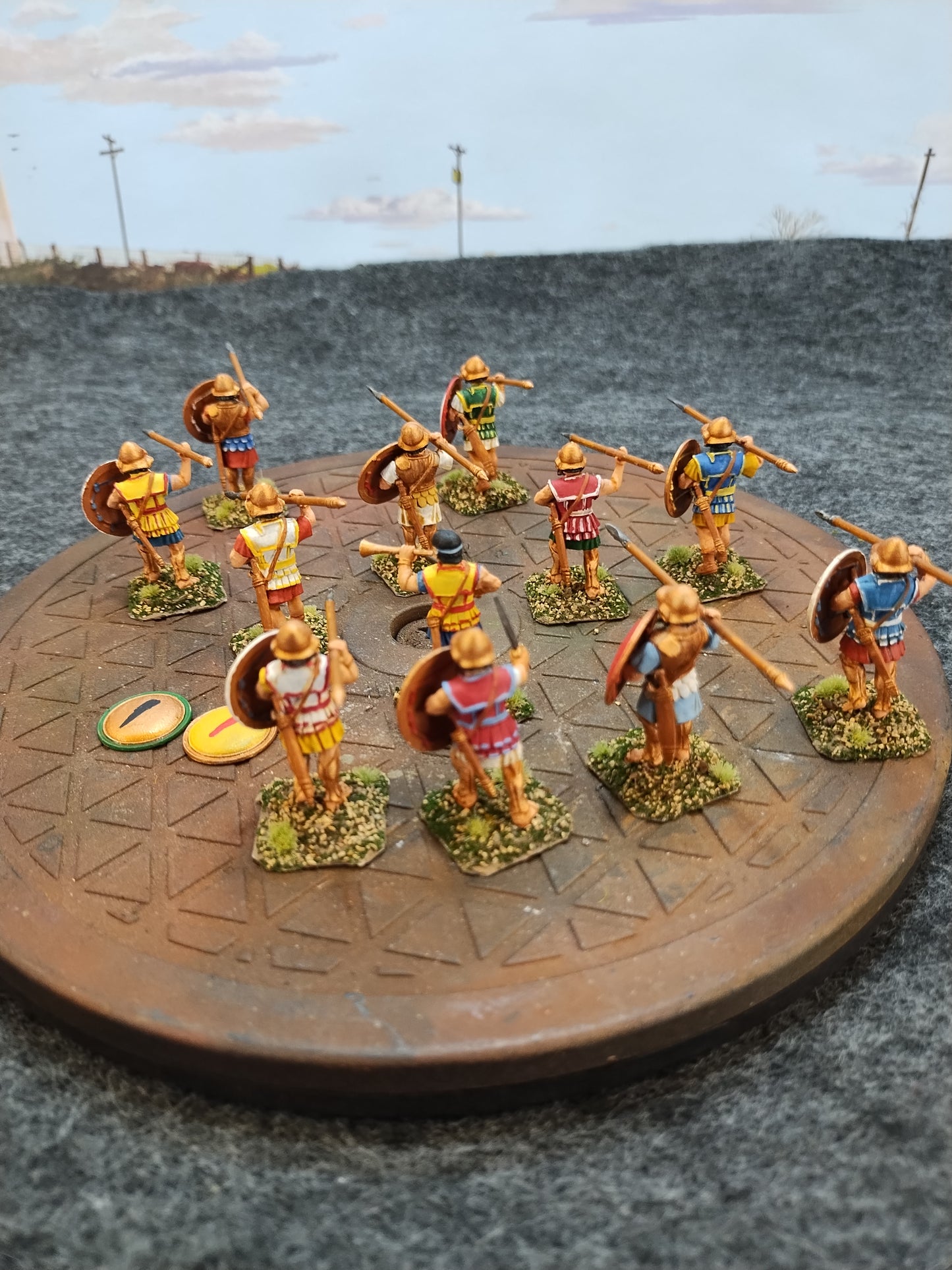 Greek Hoplites Red/Colors - SPQR/28mm