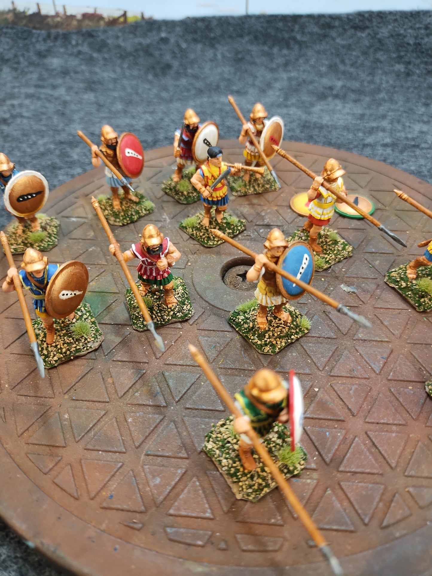 Greek Hoplites Red/Colors - SPQR/28mm