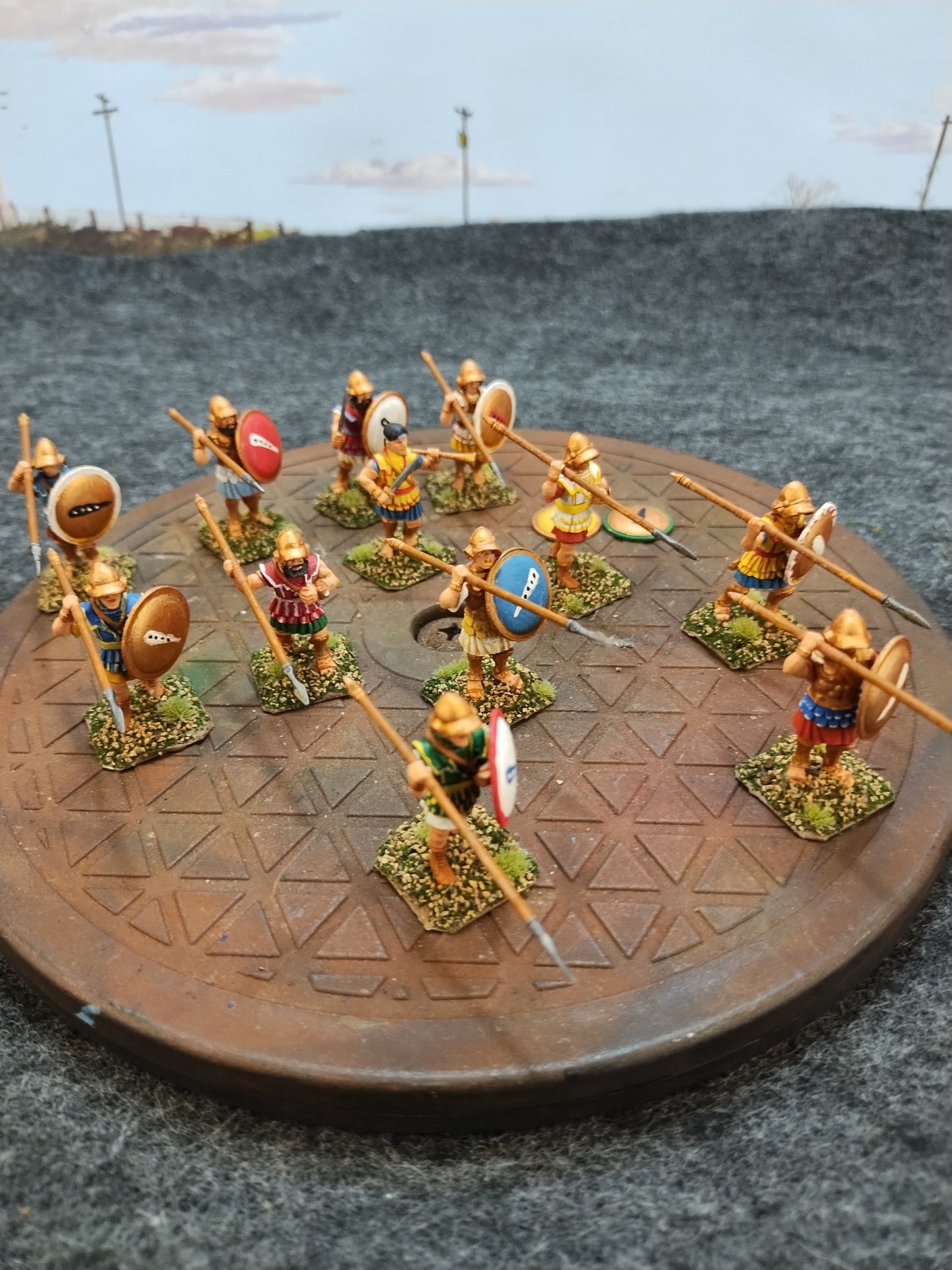 Greek Hoplites Red/Colors - SPQR/28mm