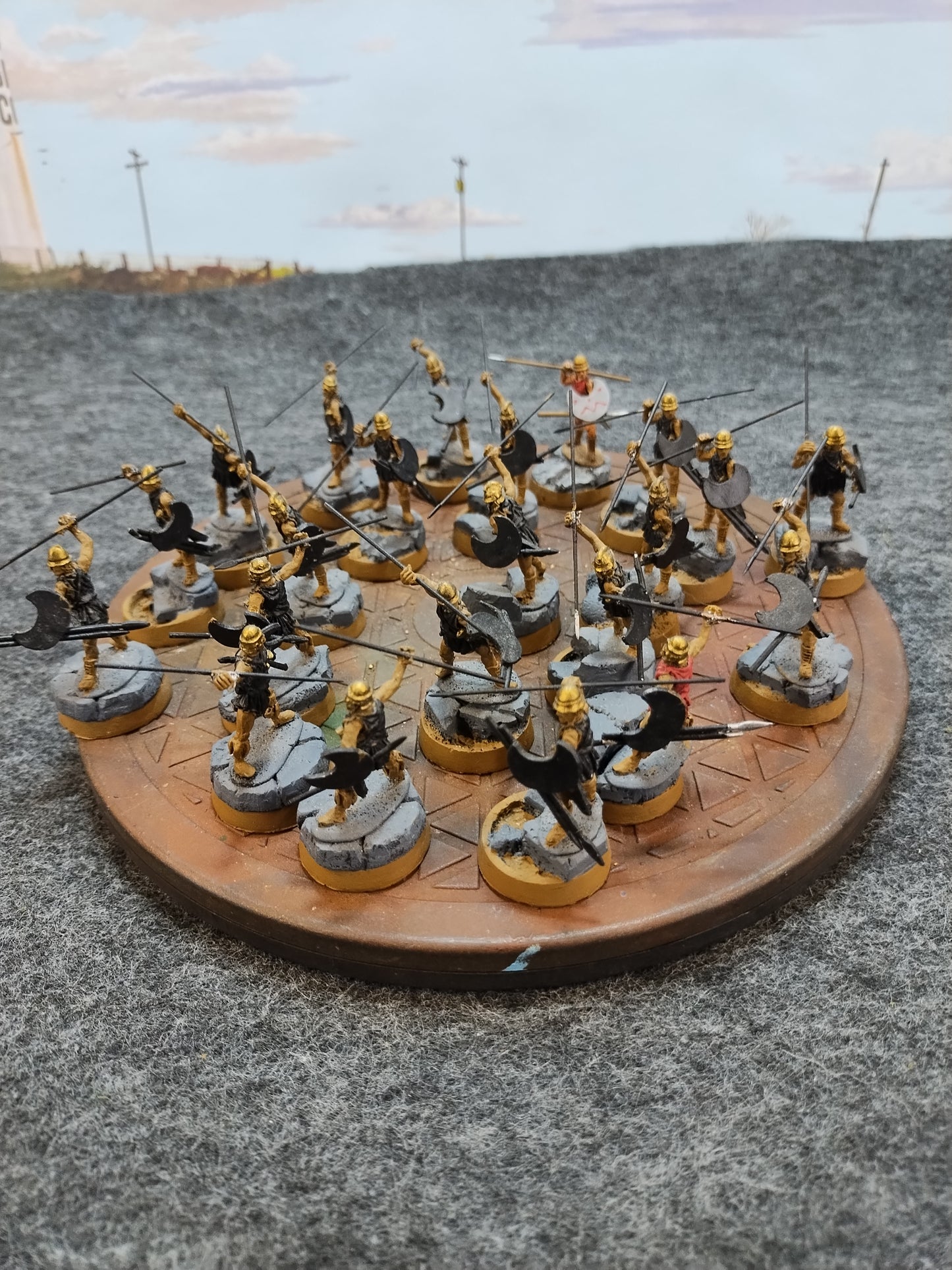 Greek Hoplites Black - SPQR/28mm/Metal