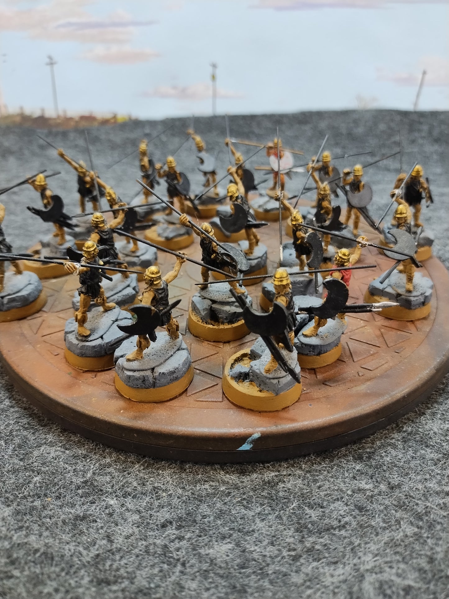 Greek Hoplites Black - SPQR/28mm/Metal