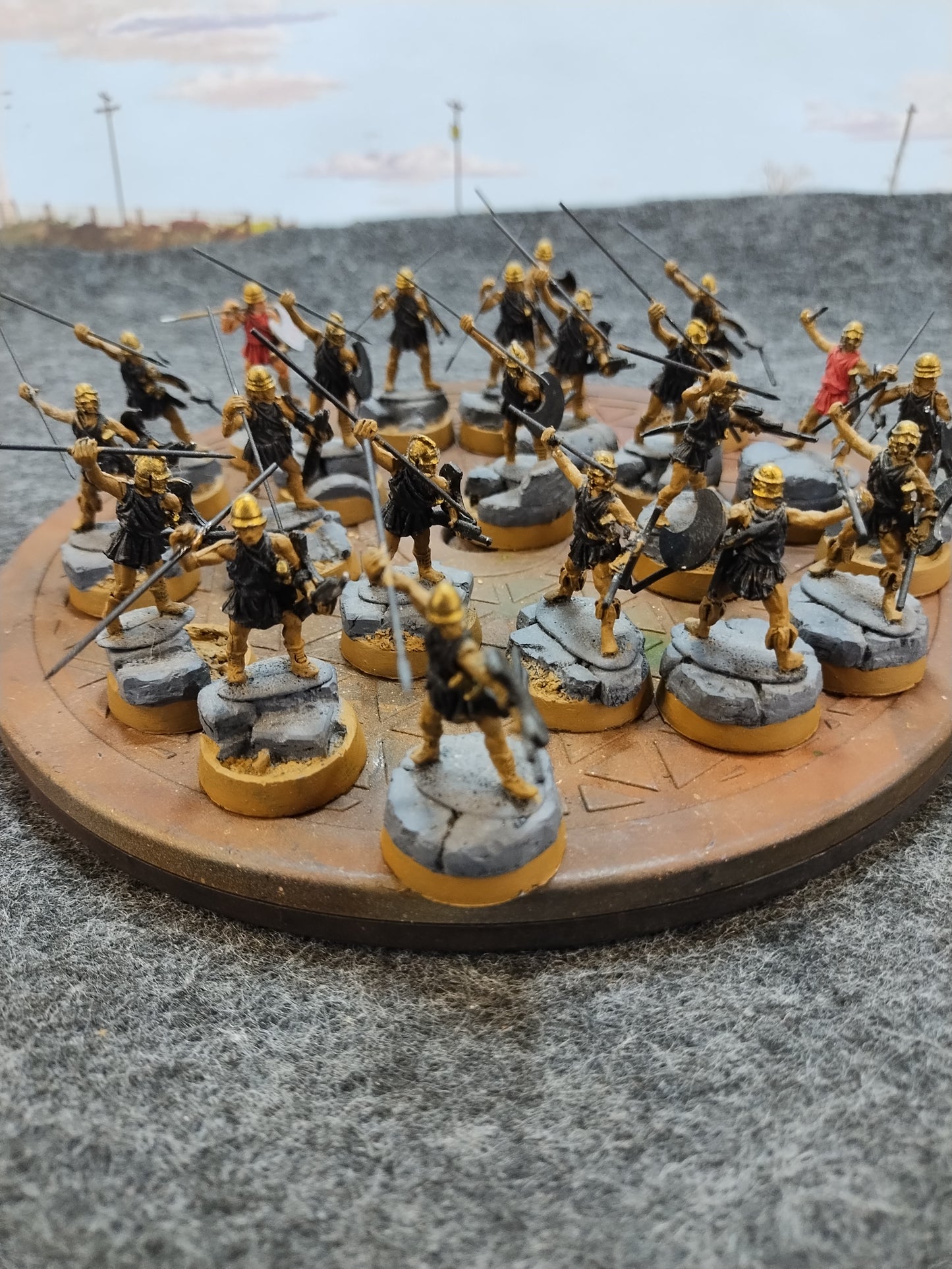 Greek Hoplites Black - SPQR/28mm/Metal