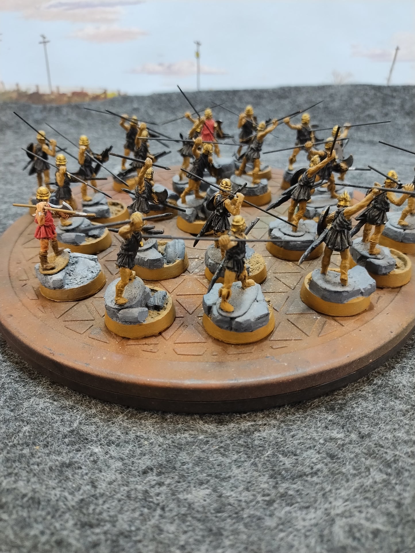 Greek Hoplites Black - SPQR/28mm/Metal