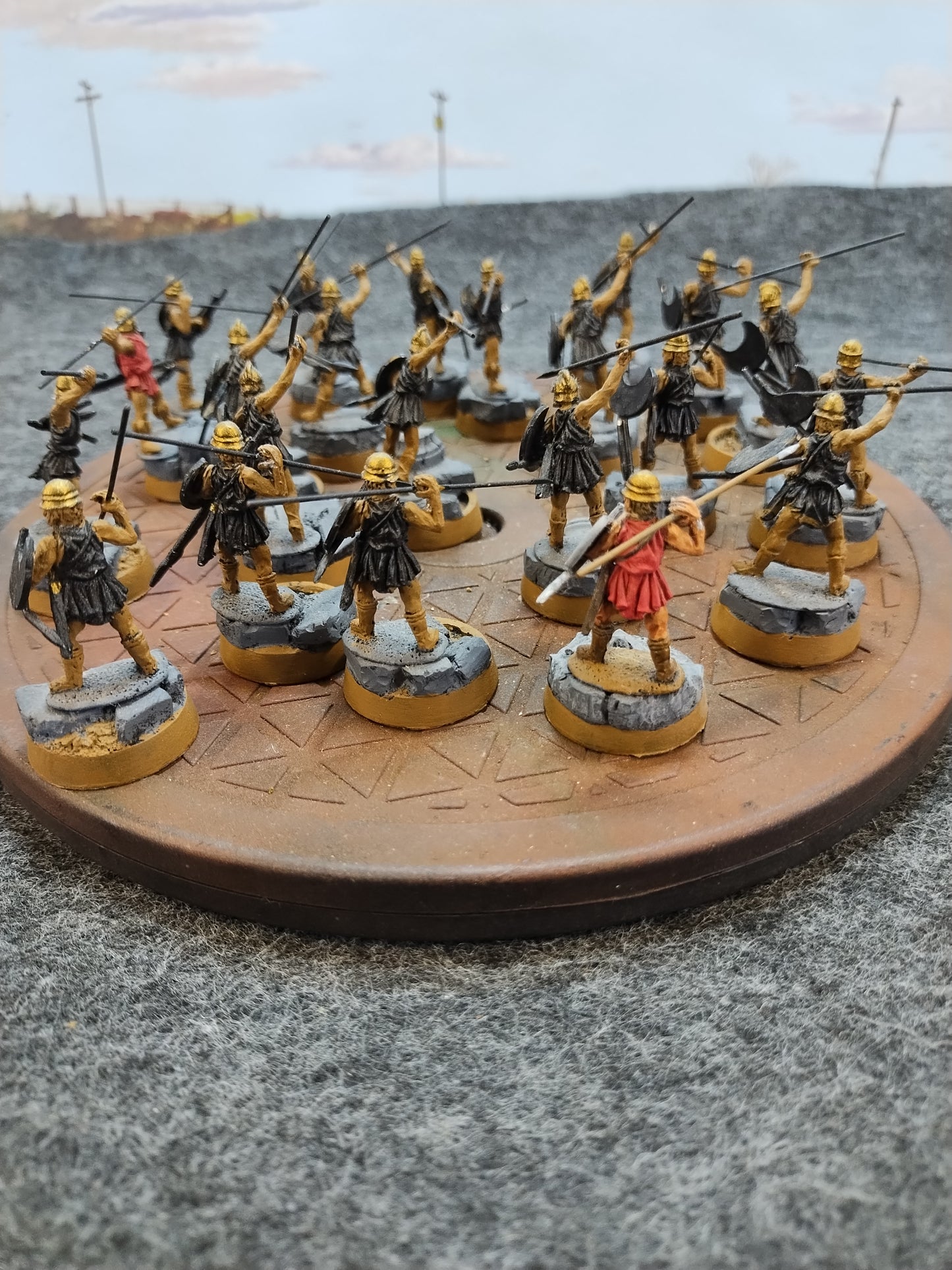 Greek Hoplites Black - SPQR/28mm/Metal