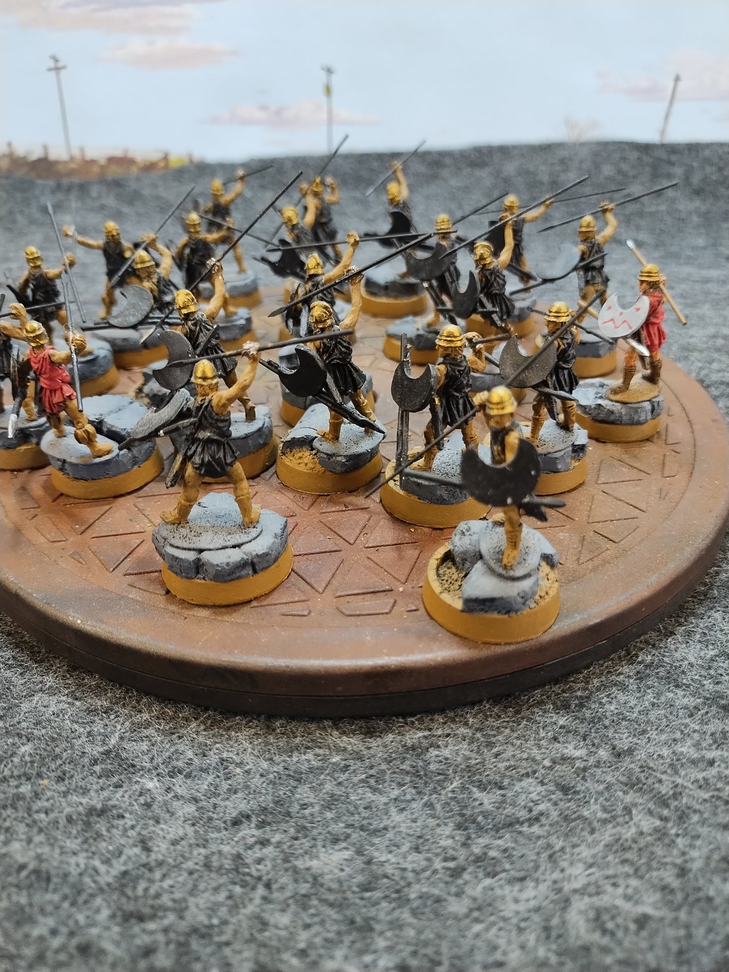 Greek Hoplites Black - SPQR/28mm/Metal