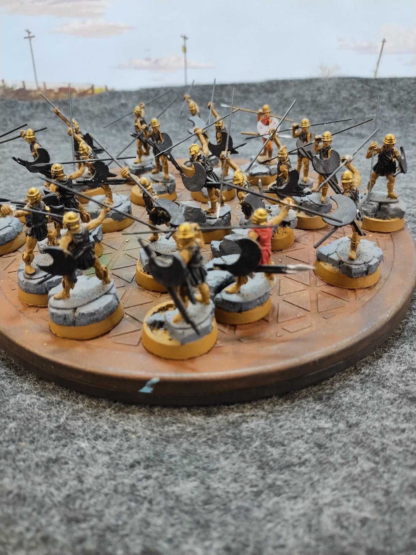 Greek Hoplites Black - SPQR/28mm/Metal