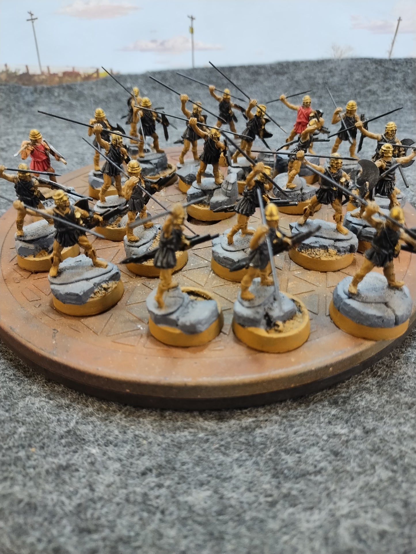 Greek Hoplites Black - SPQR/28mm/Metal