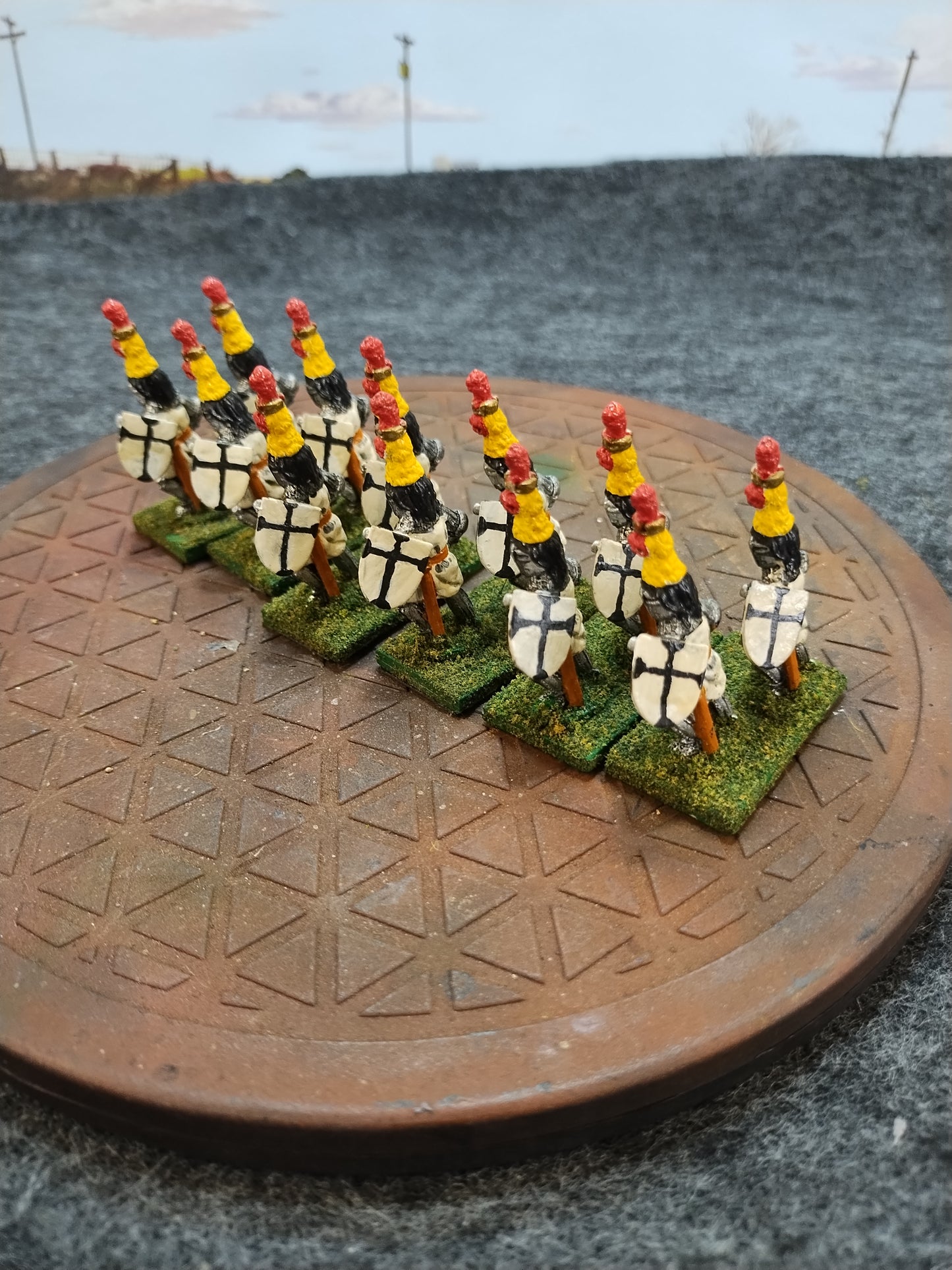 Tectonic Knights Rooster- Hail Caesar/28mm/Metal