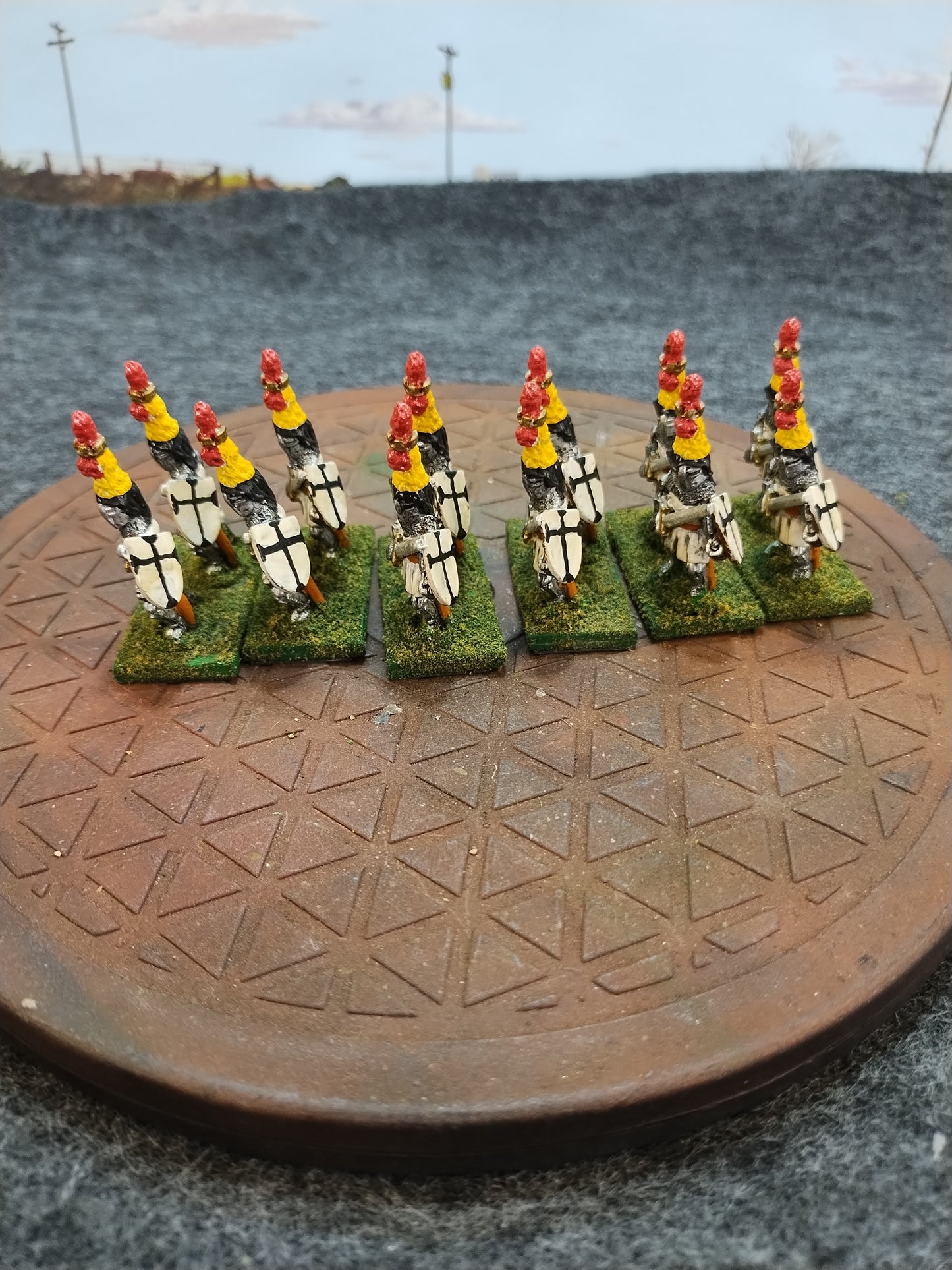 Tectonic Knights Rooster- Hail Caesar/28mm/Metal