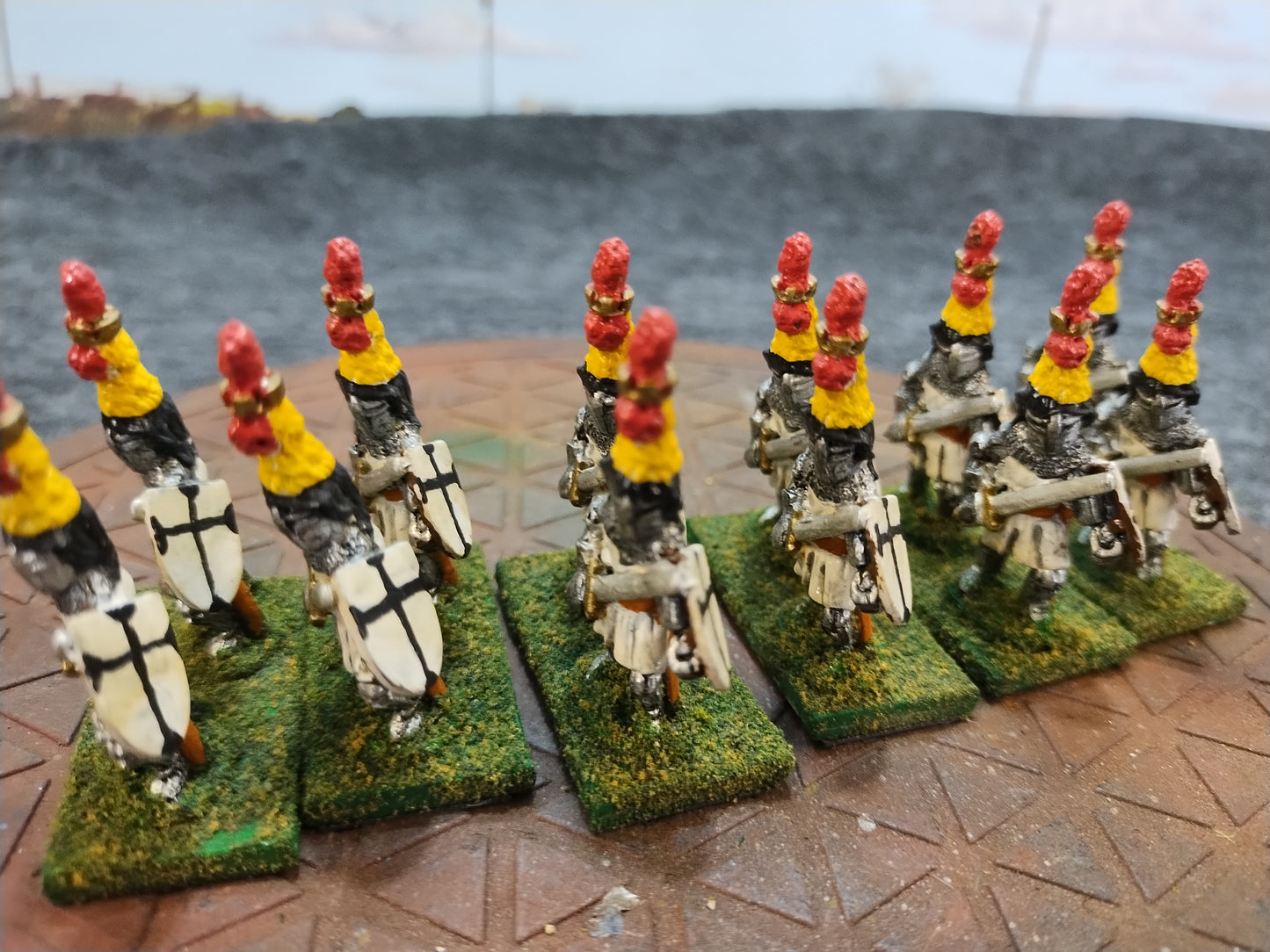 Tectonic Knights Rooster- Hail Caesar/28mm/Metal