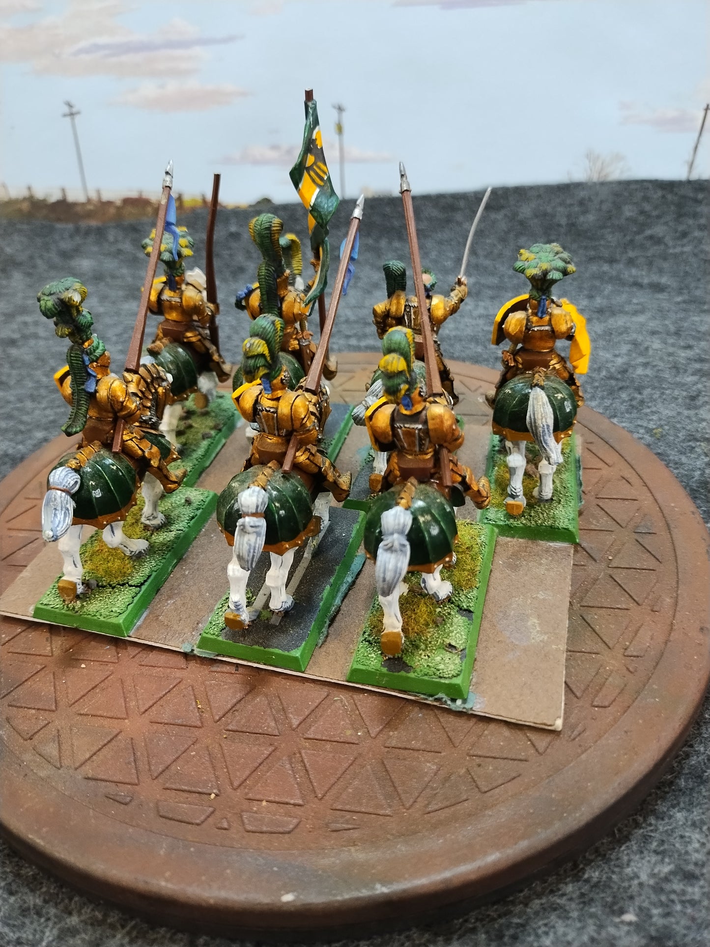 Knights of Chaos Green - Hail Caesar/28mm/Warhammer