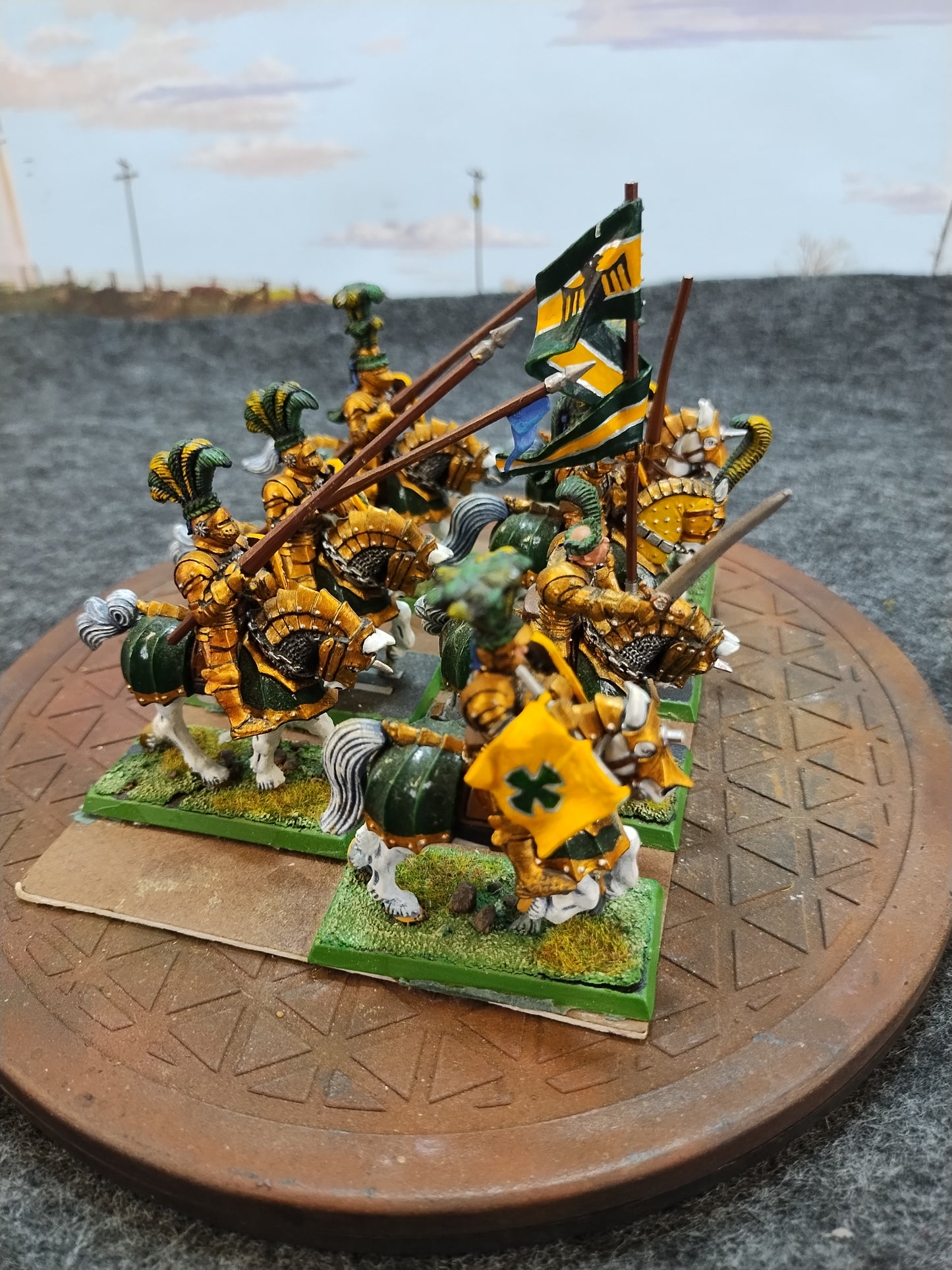 Knights of Chaos Green - Hail Caesar/28mm/Warhammer