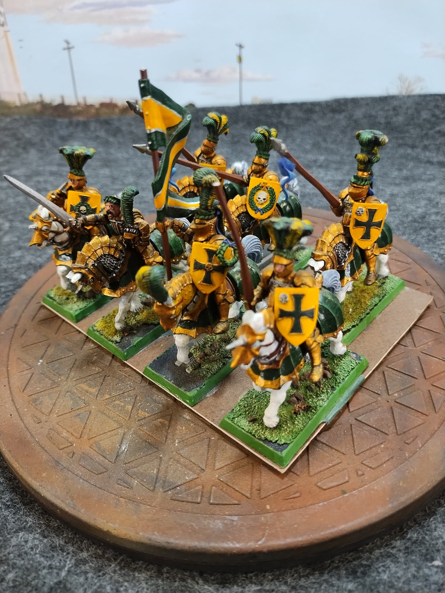 Knights of Chaos Green - Hail Caesar/28mm/Warhammer