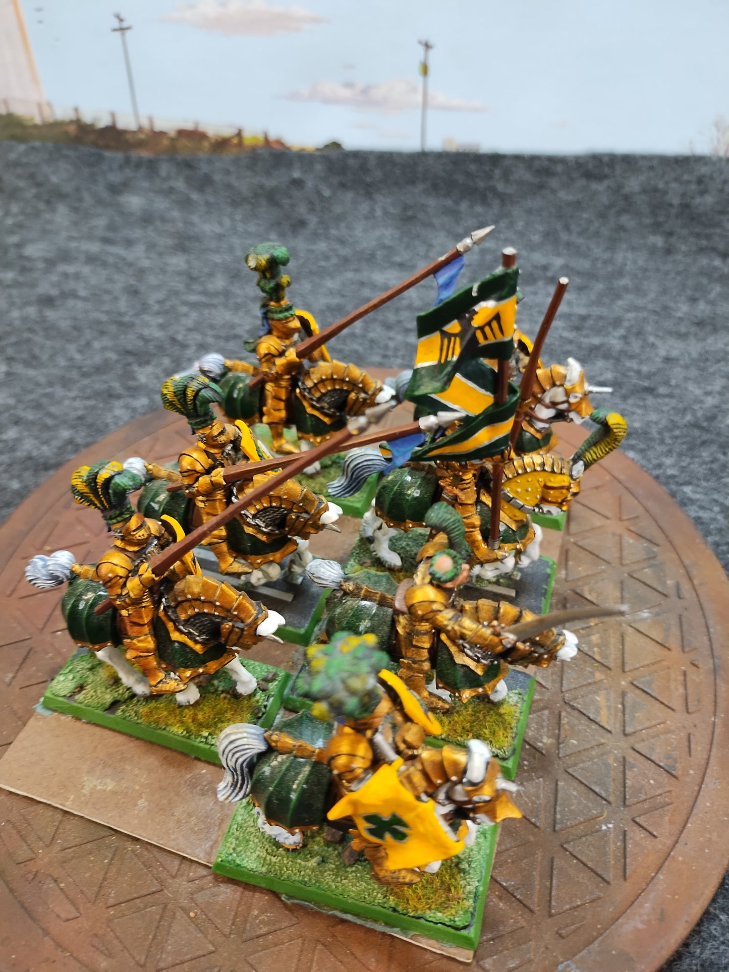 Knights of Chaos Green - Hail Caesar/28mm/Warhammer