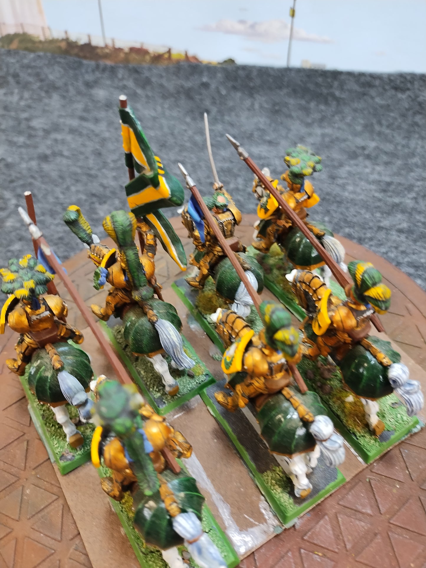 Knights of Chaos Green - Hail Caesar/28mm/Warhammer