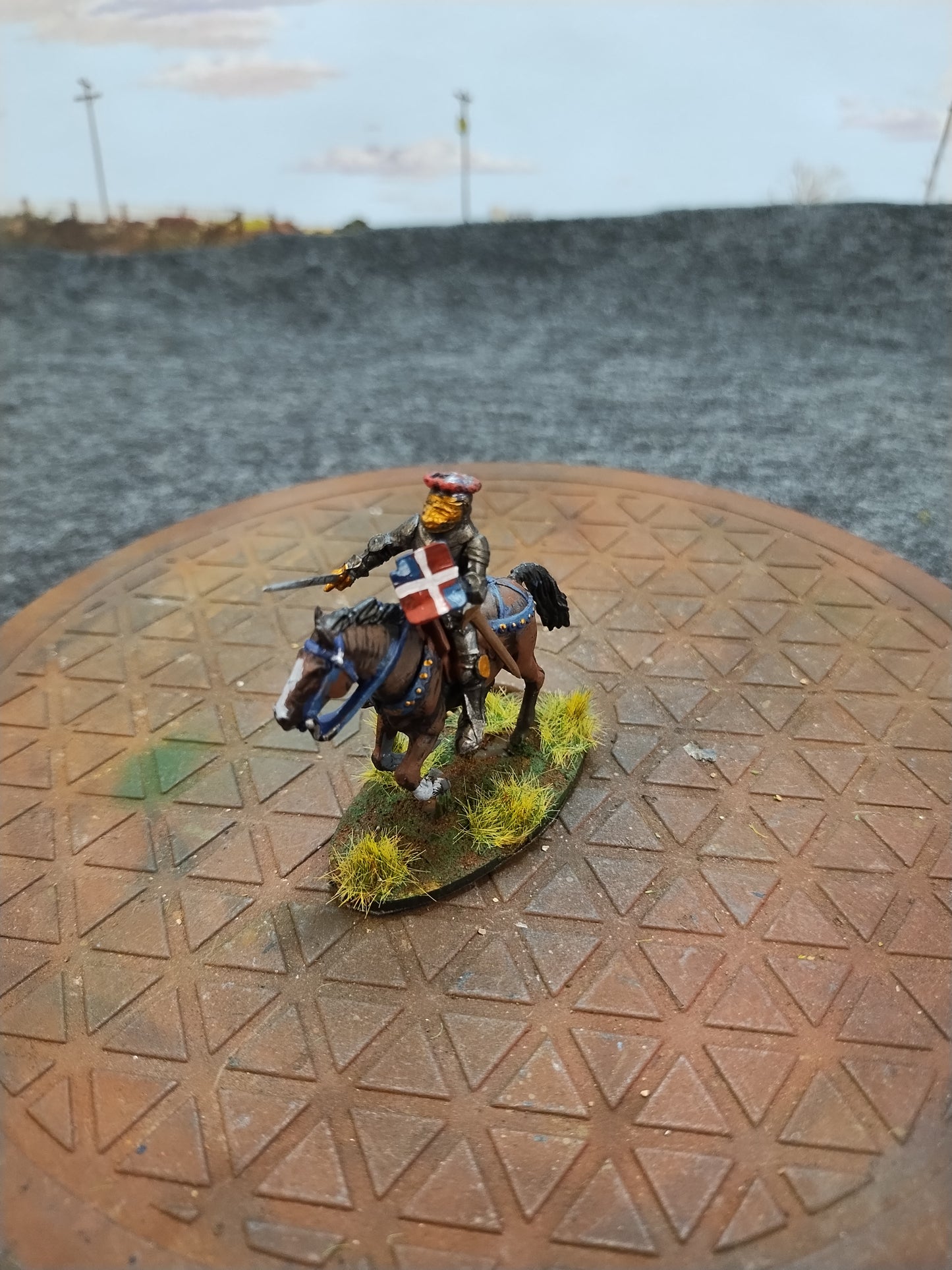 Medieval Mounted Knight B - Hail Caesar/28mm