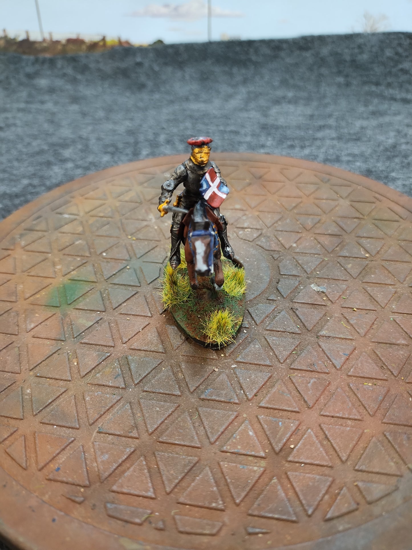 Medieval Mounted Knight B - Hail Caesar/28mm