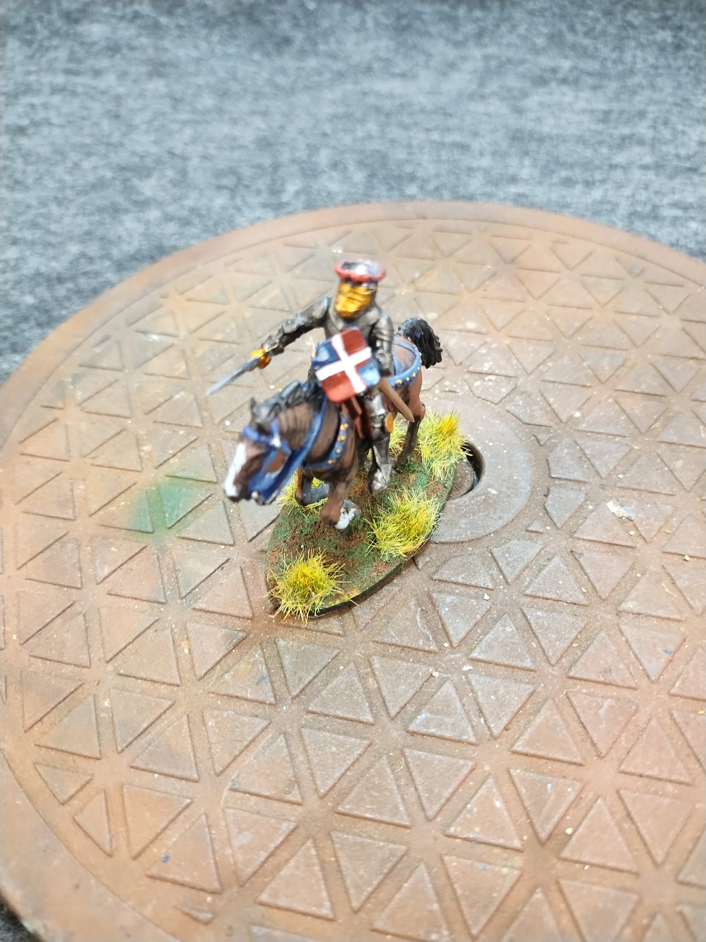 Medieval Mounted Knight B - Hail Caesar/28mm