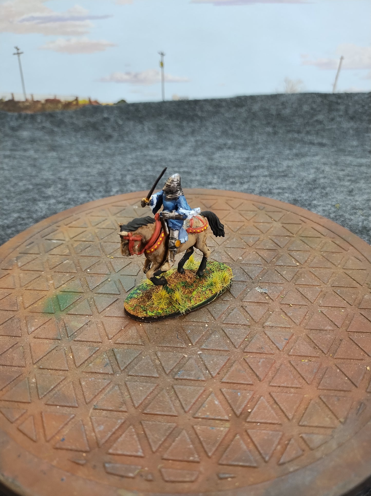 Medieval Mounted Knight C - Hail Caesar/28mm