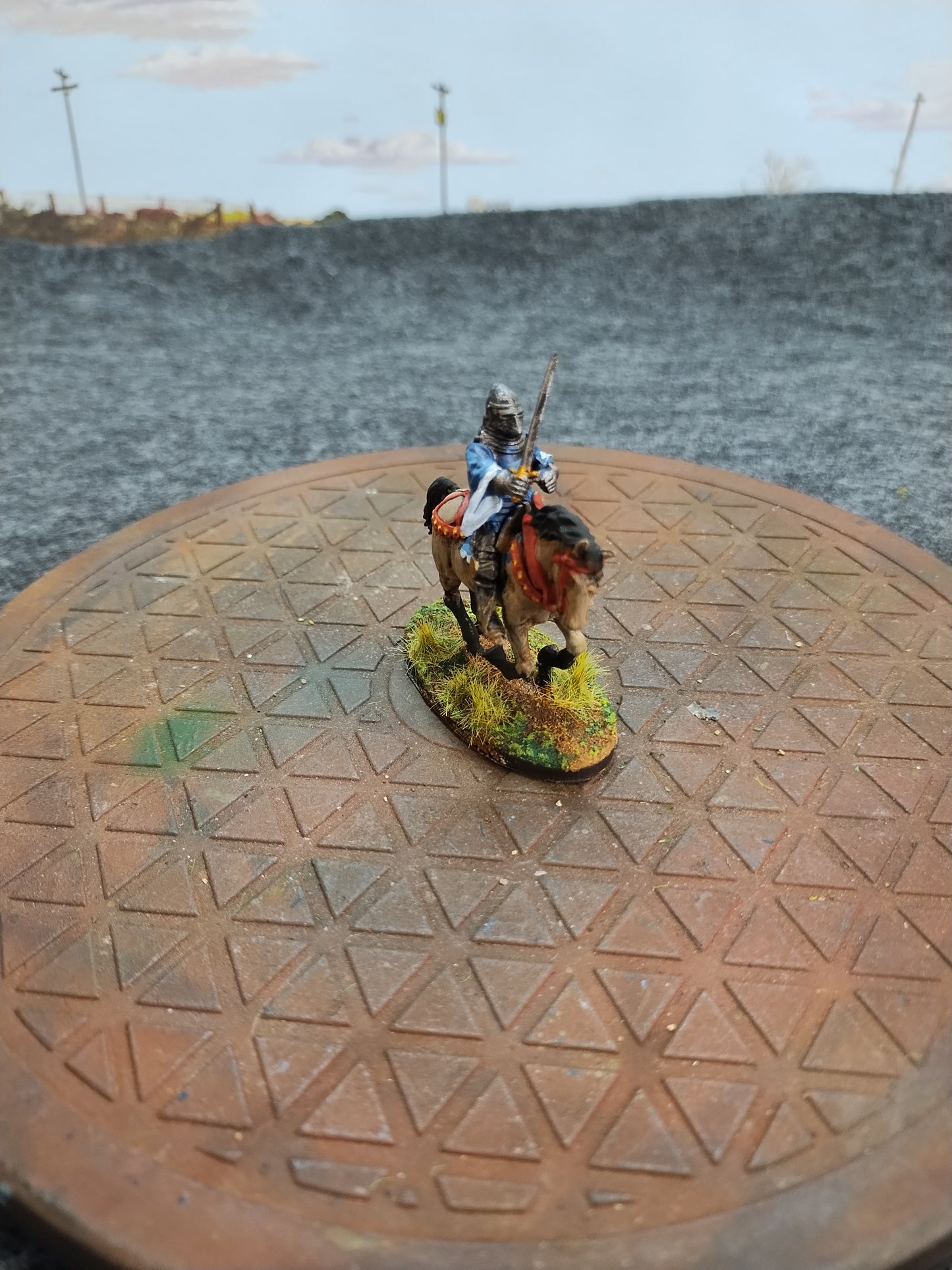 Medieval Mounted Knight C - Hail Caesar/28mm