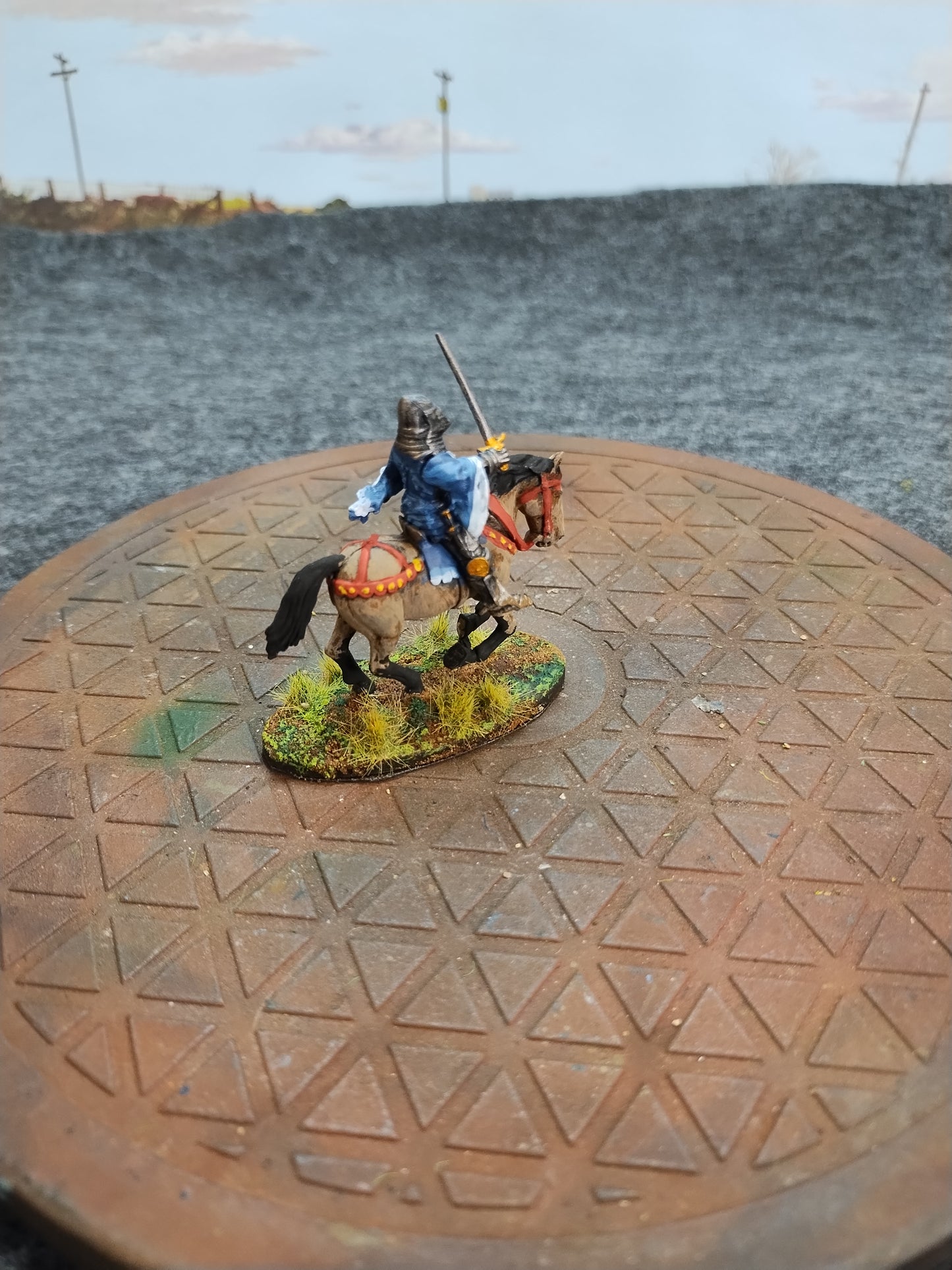 Medieval Mounted Knight C - Hail Caesar/28mm