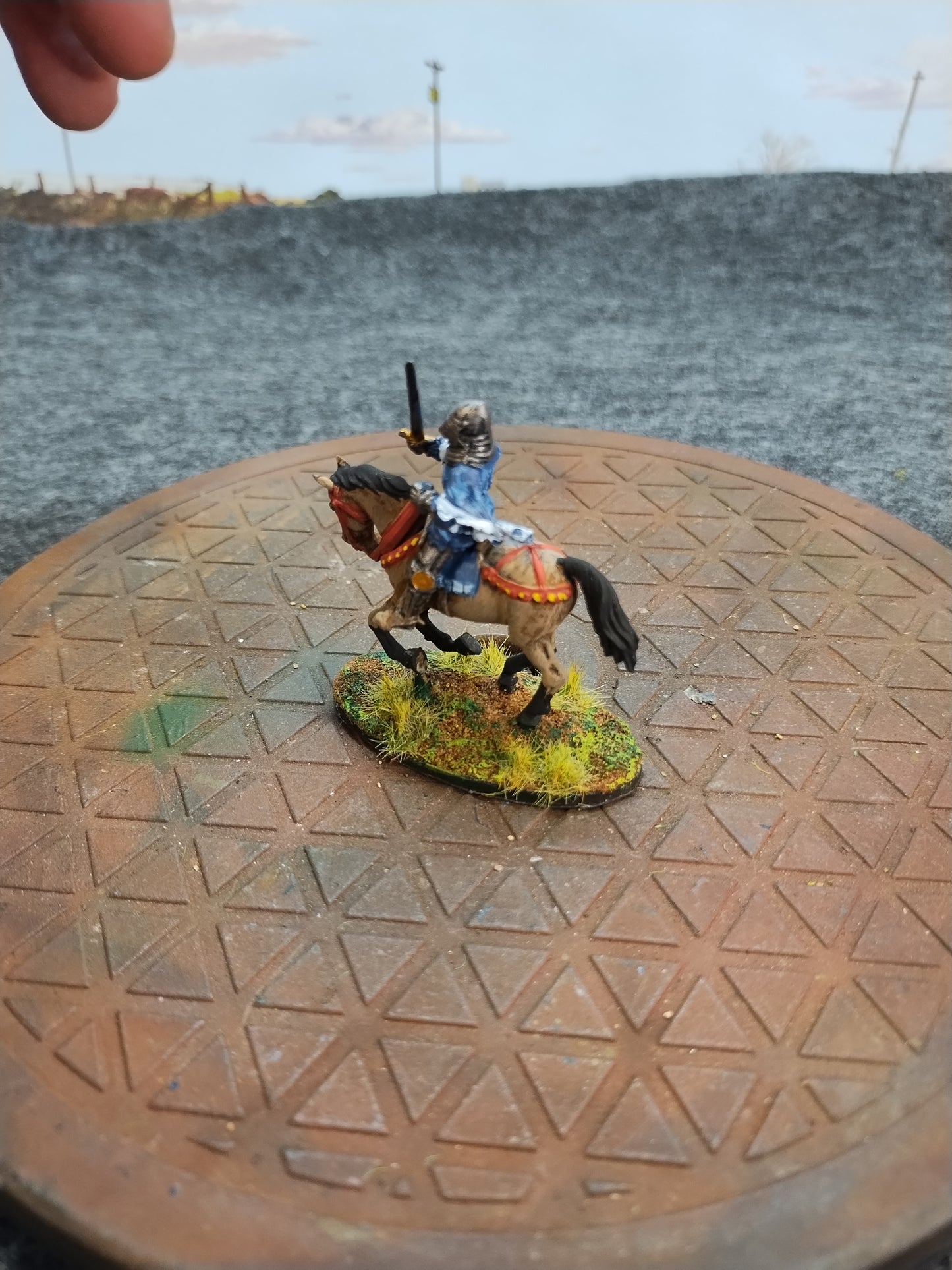 Medieval Mounted Knight C - Hail Caesar/28mm