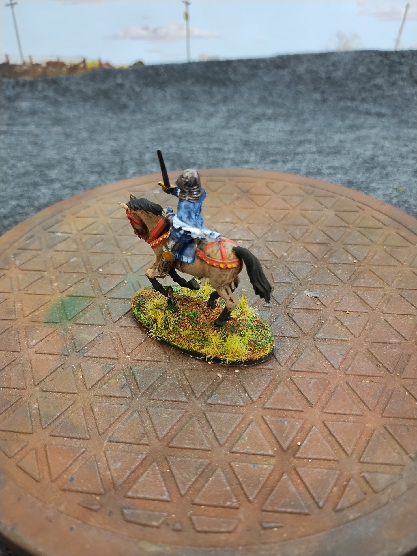 Medieval Mounted Knight C - Hail Caesar/28mm