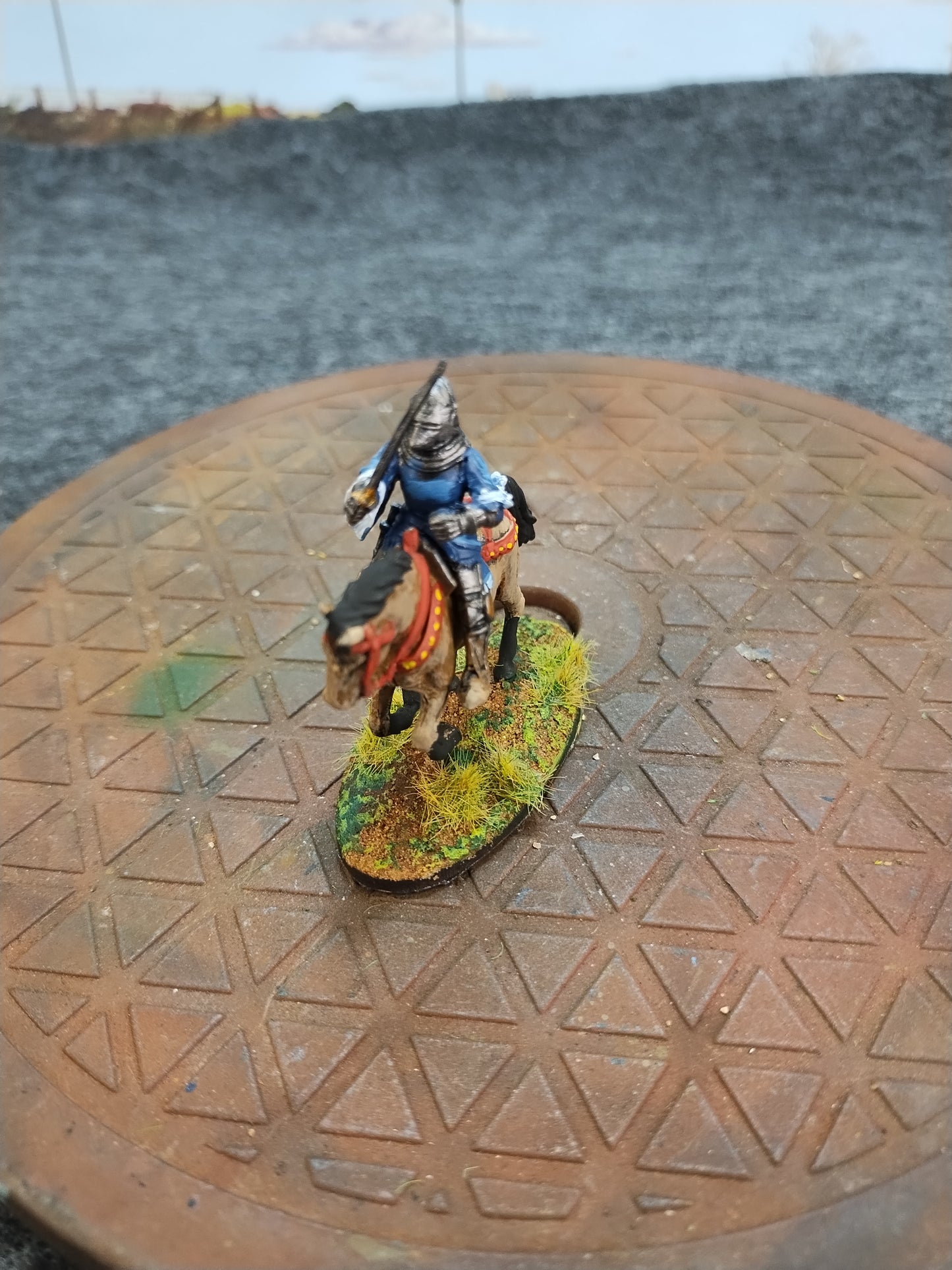 Medieval Mounted Knight C - Hail Caesar/28mm