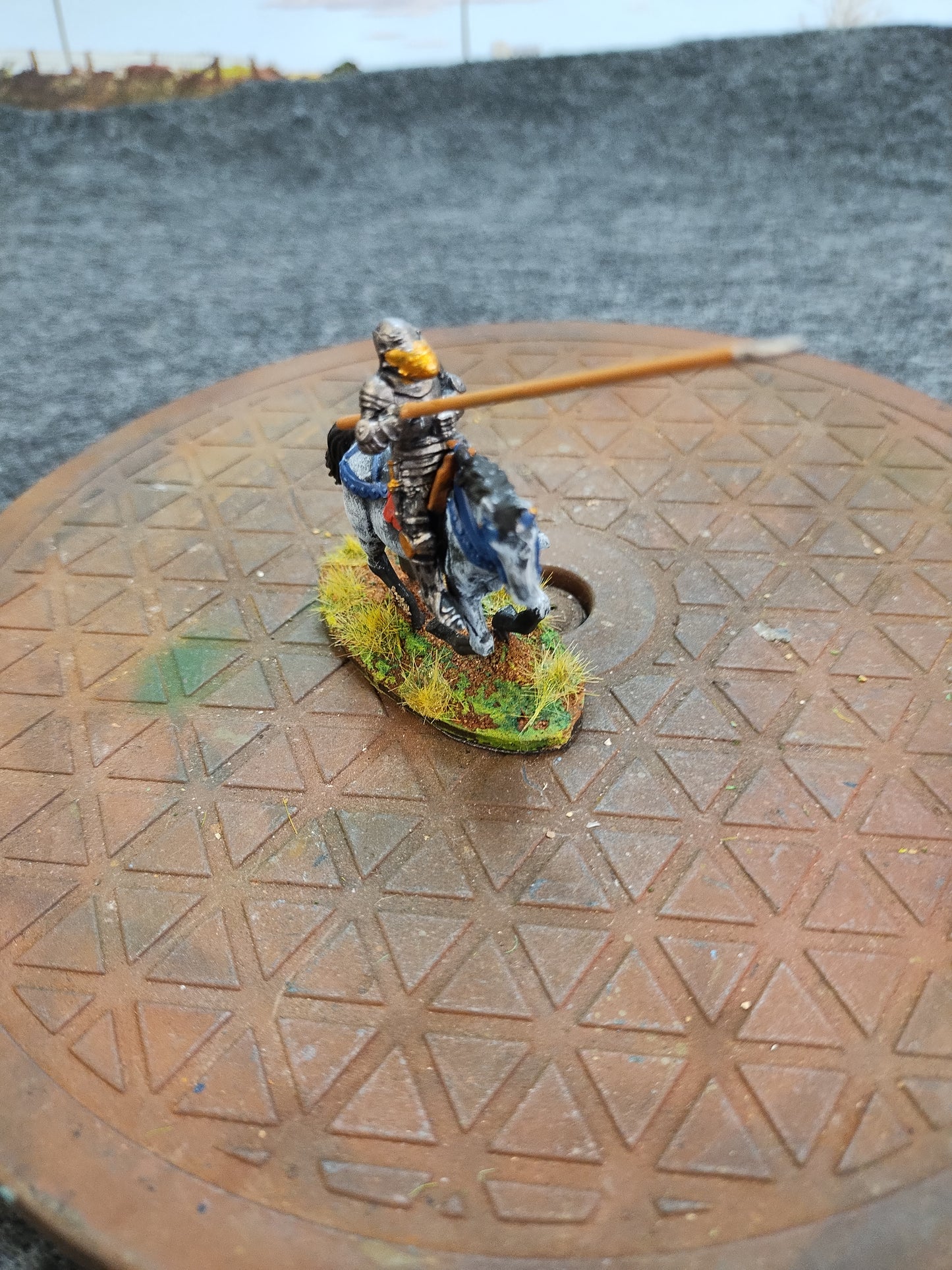 Medieval Mounted Knight F - Hail Caesar/28mm