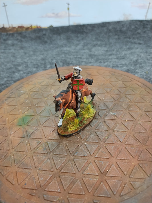 Medieval Mounted Knight H - Hail Caesar/28mm