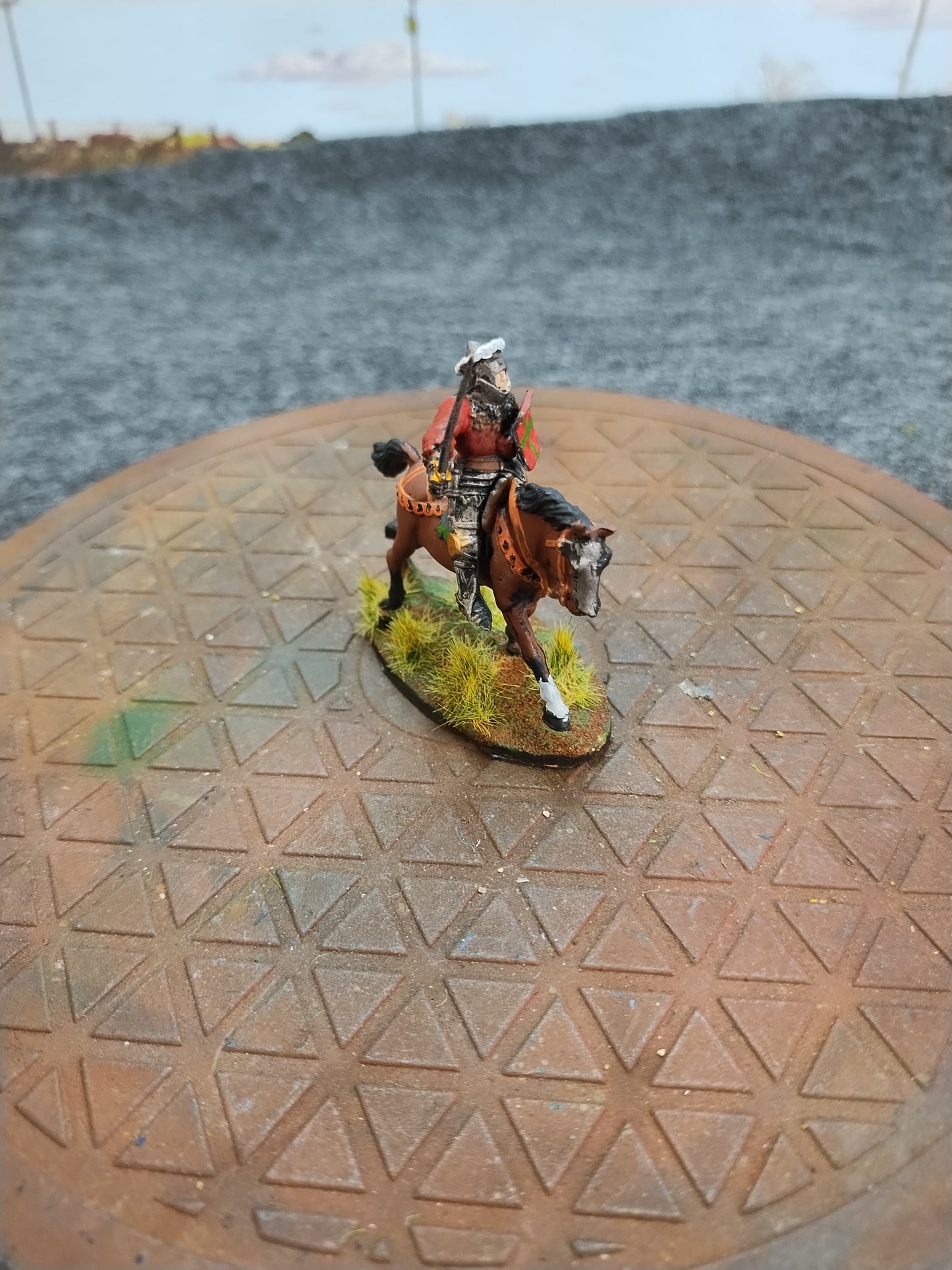 Medieval Mounted Knight H - Hail Caesar/28mm