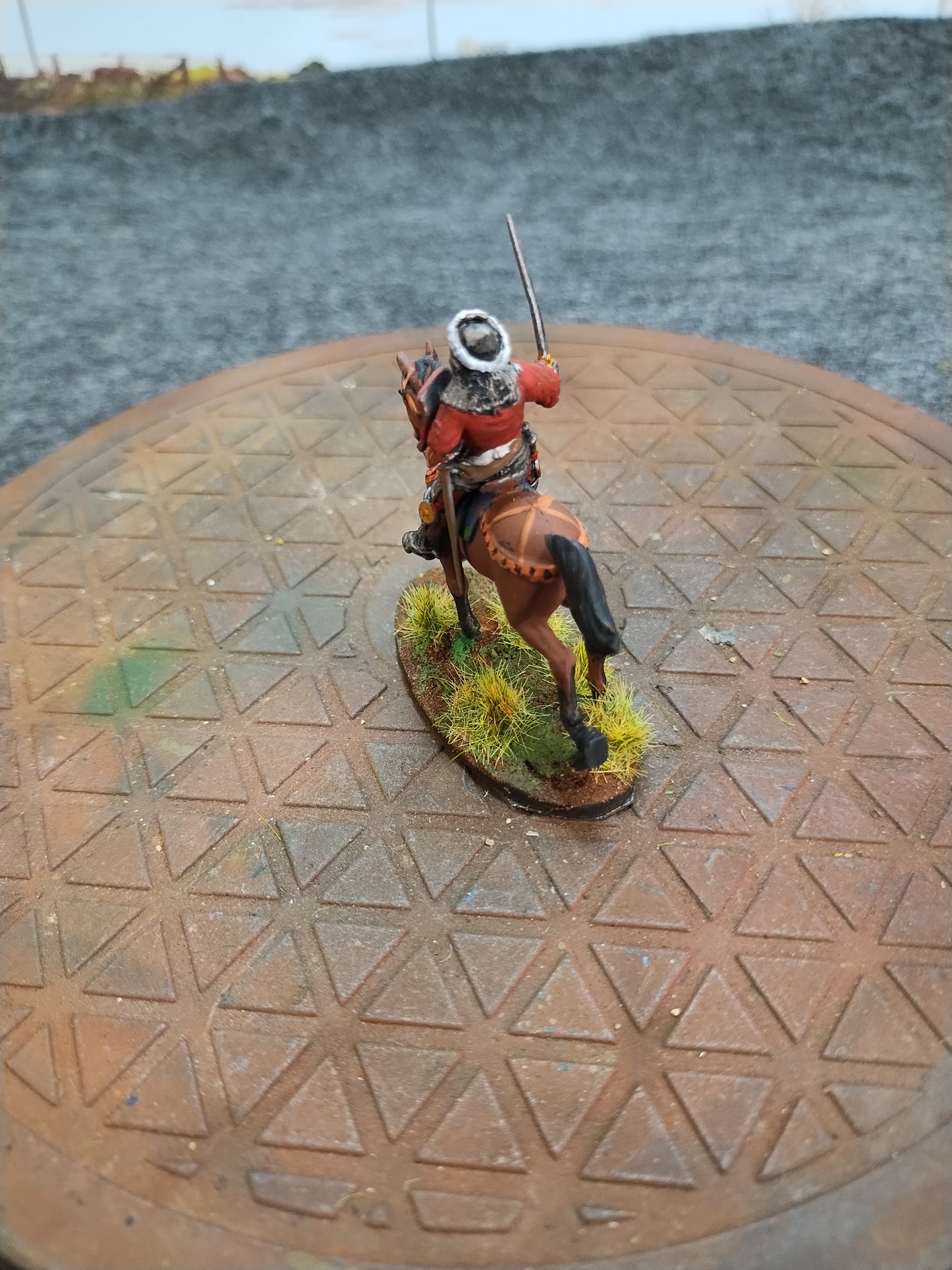 Medieval Mounted Knight H - Hail Caesar/28mm