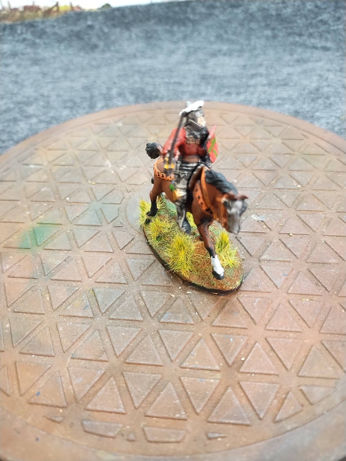 Medieval Mounted Knight H - Hail Caesar/28mm