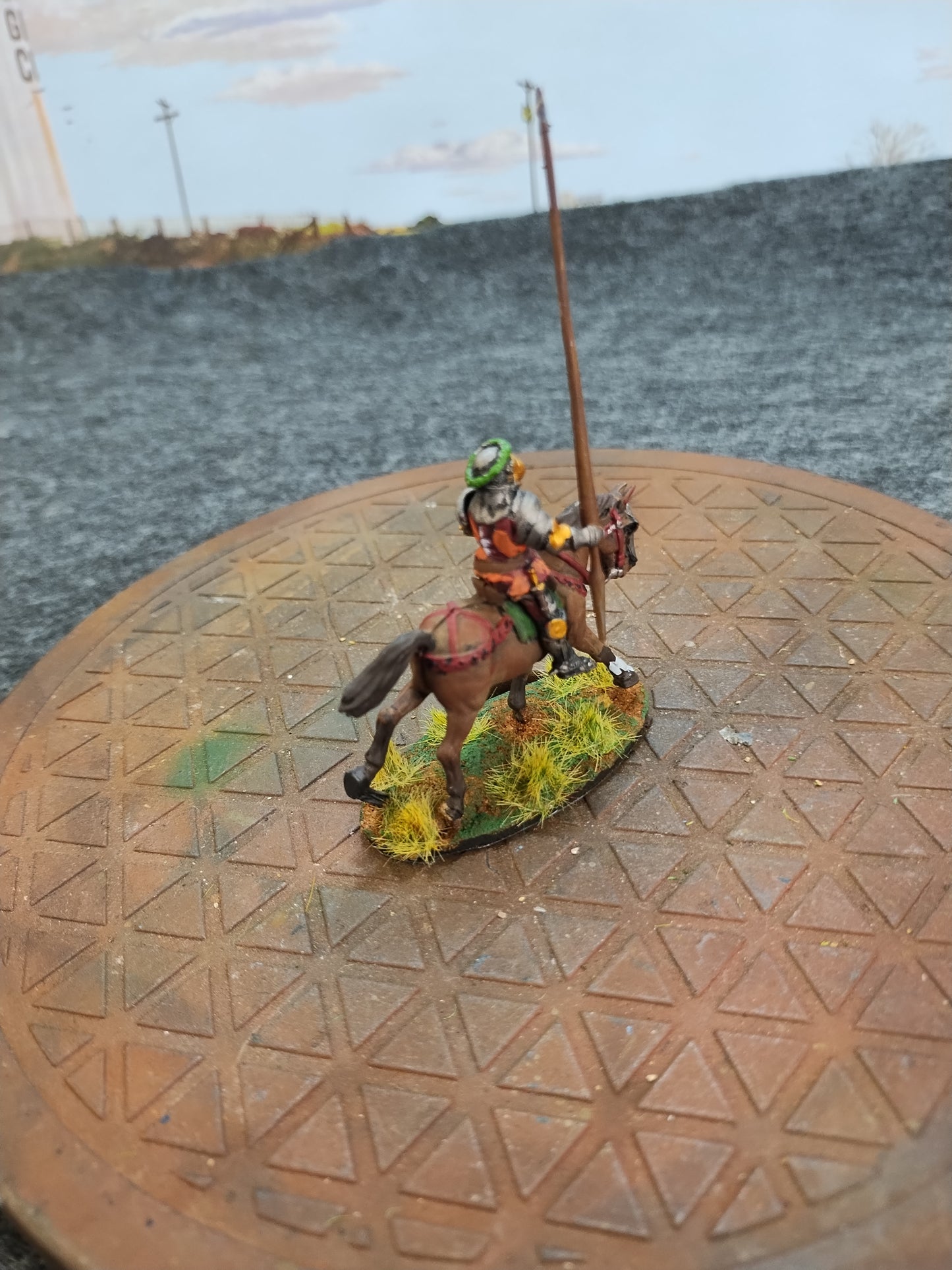 Medieval Mounted Knight N - Hail Caesar/28mm