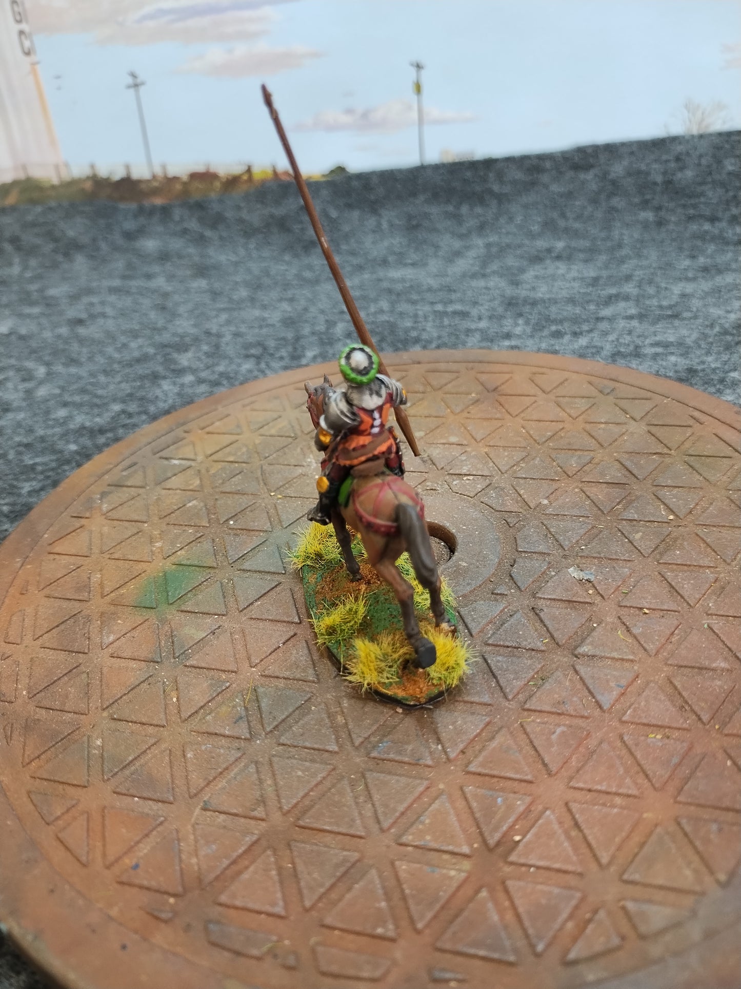 Medieval Mounted Knight N - Hail Caesar/28mm