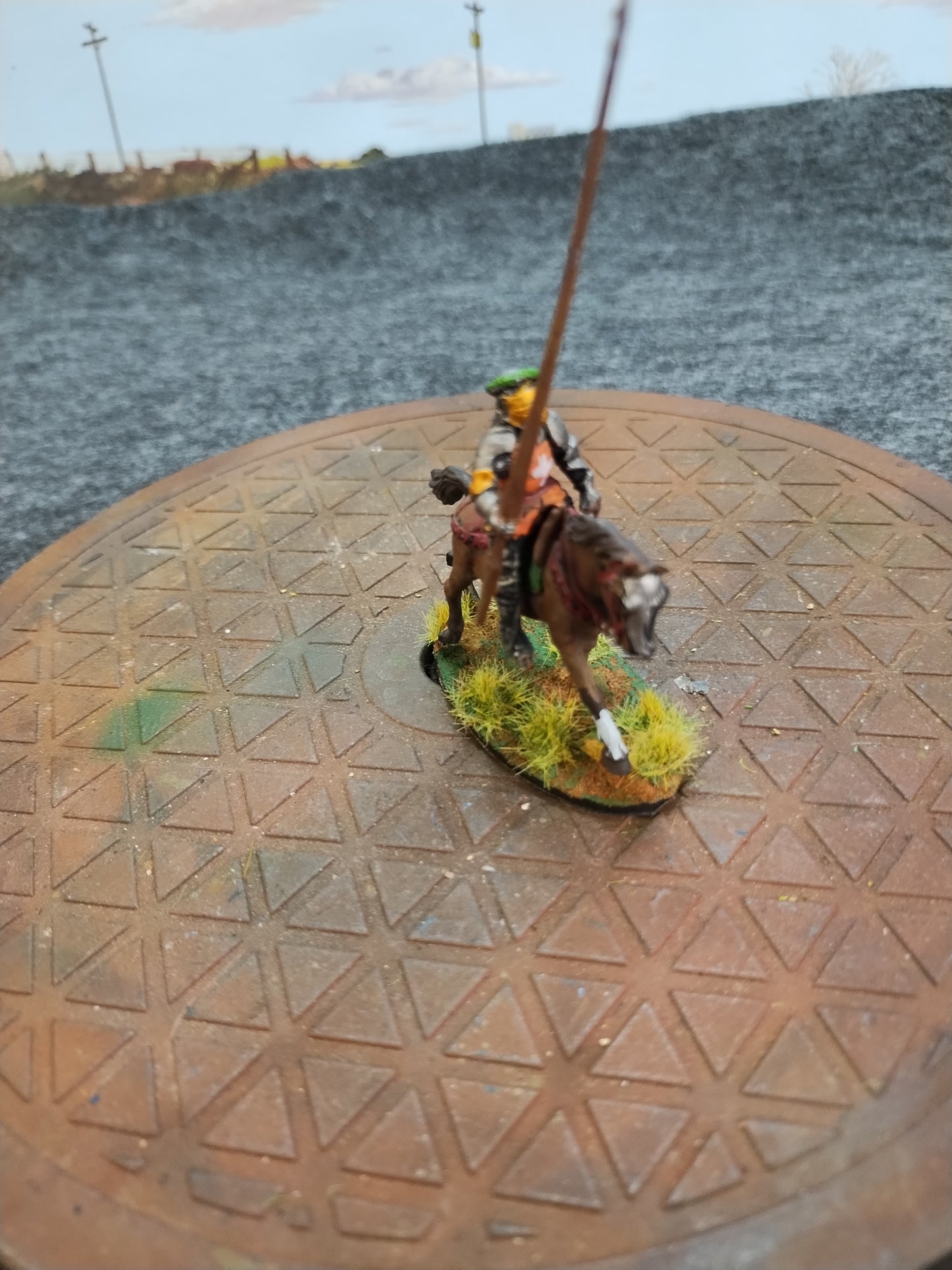 Medieval Mounted Knight N - Hail Caesar/28mm