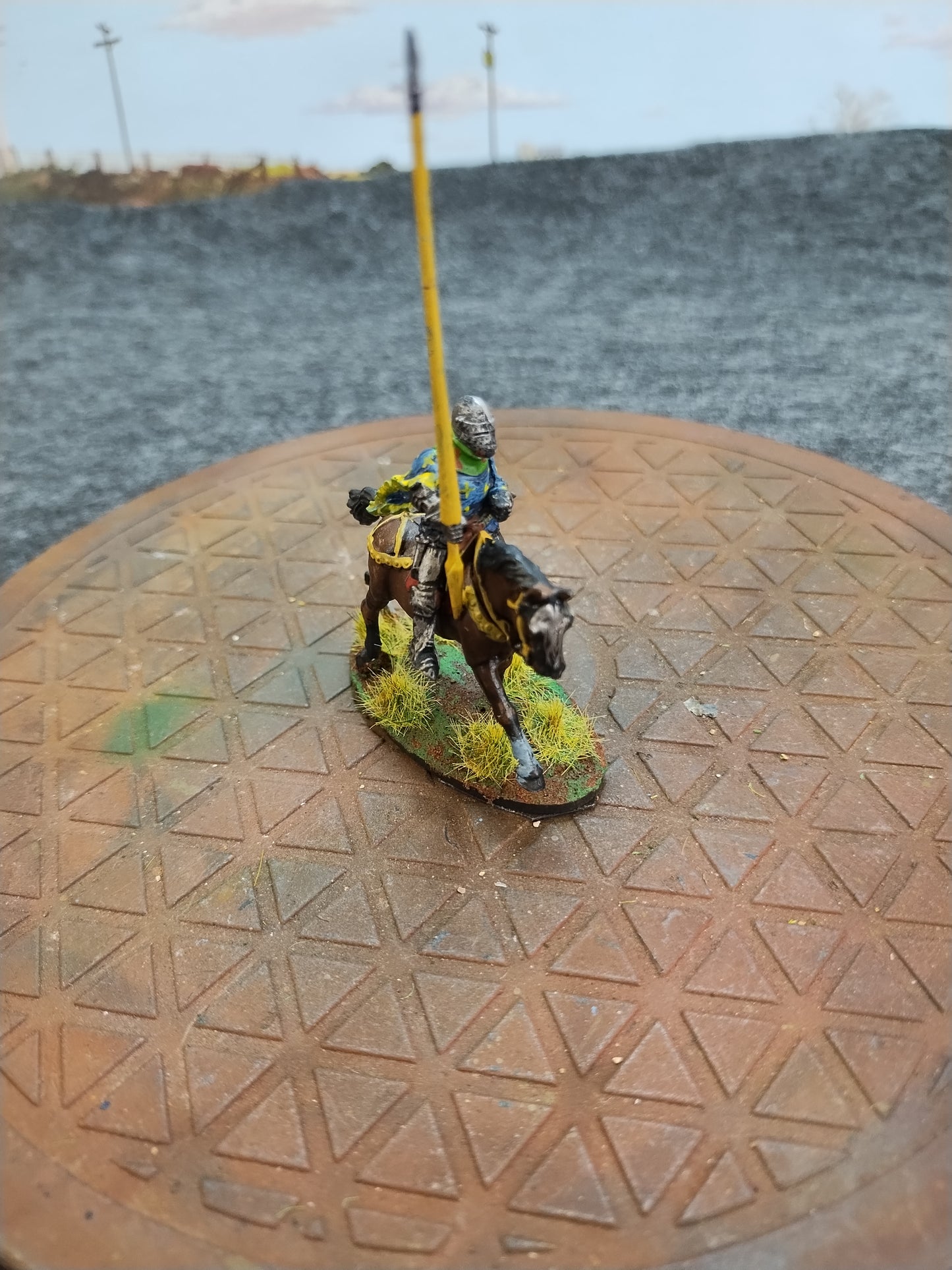 Medieval Mounted Knight O - Hail Caesar/28mm