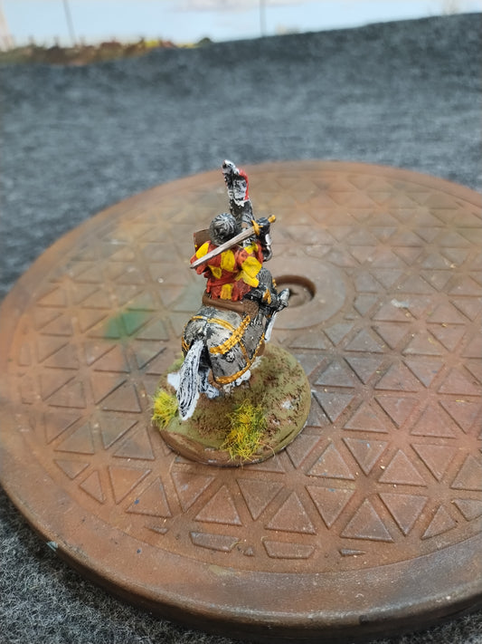 Medieval Mounted Knight T - Hail Caesar/28mm