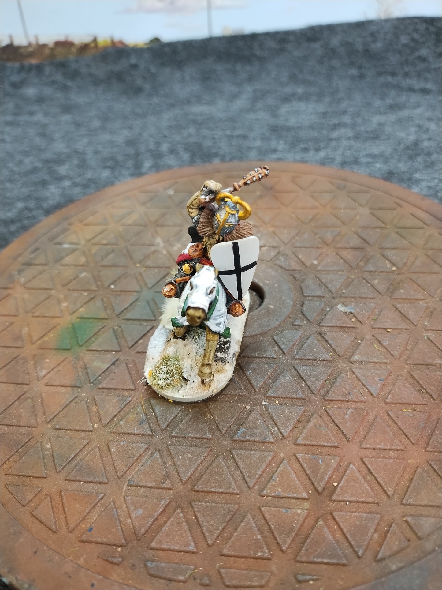 Medieval Mounted Knight V - Hail Caesar/28mm