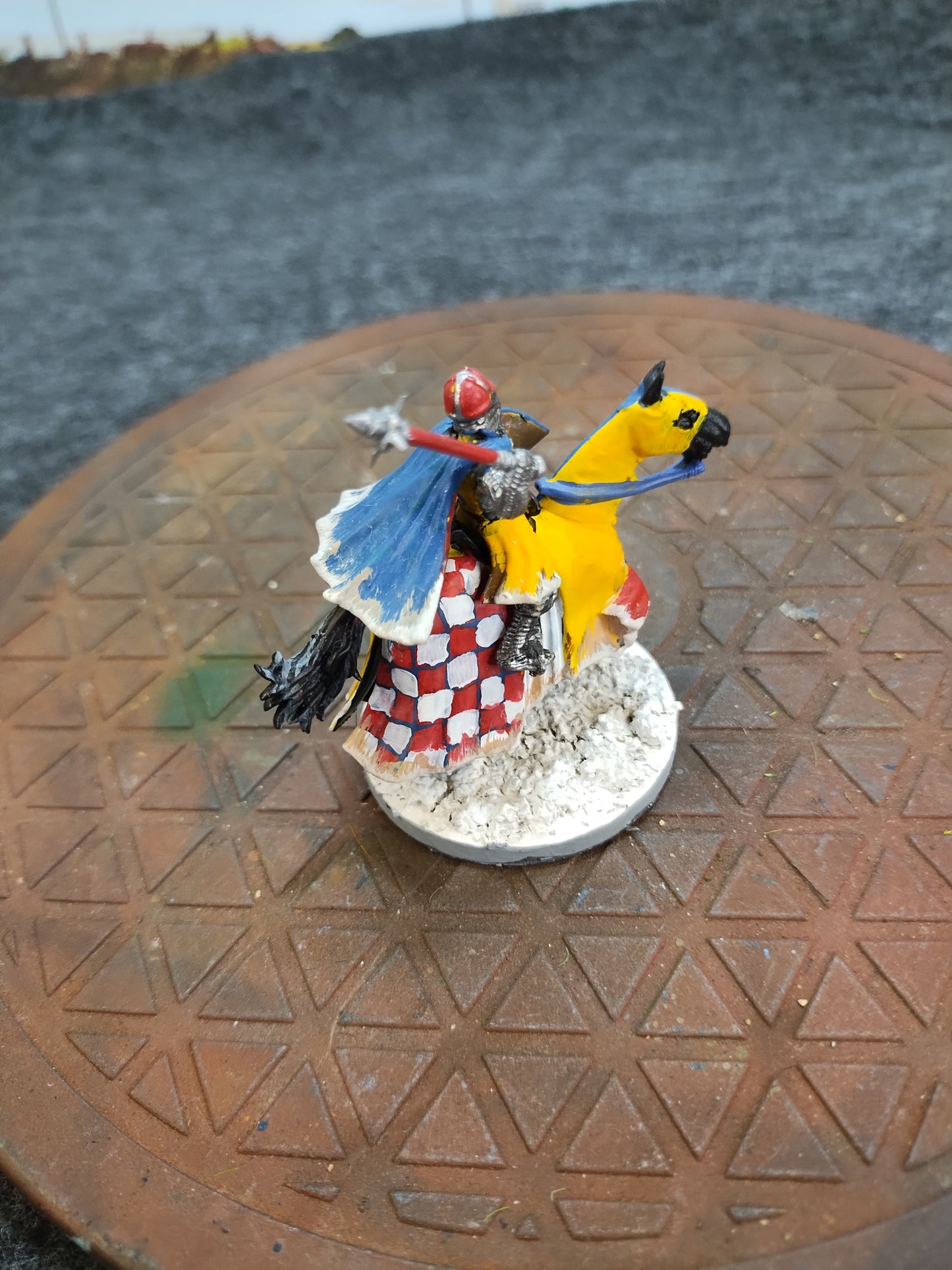 Medieval Mounted Knight W - Hail Caesar/28mm