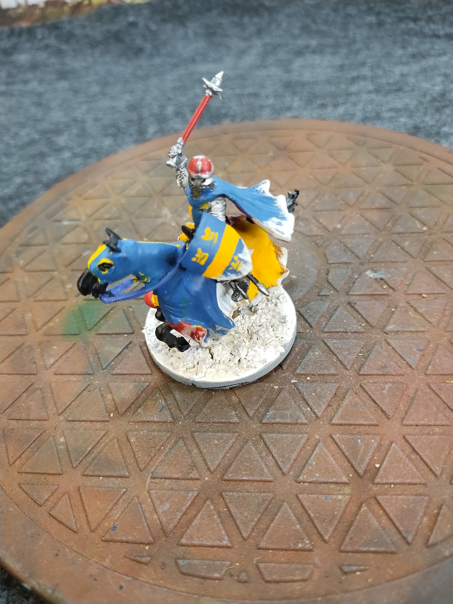 Medieval Mounted Knight W - Hail Caesar/28mm