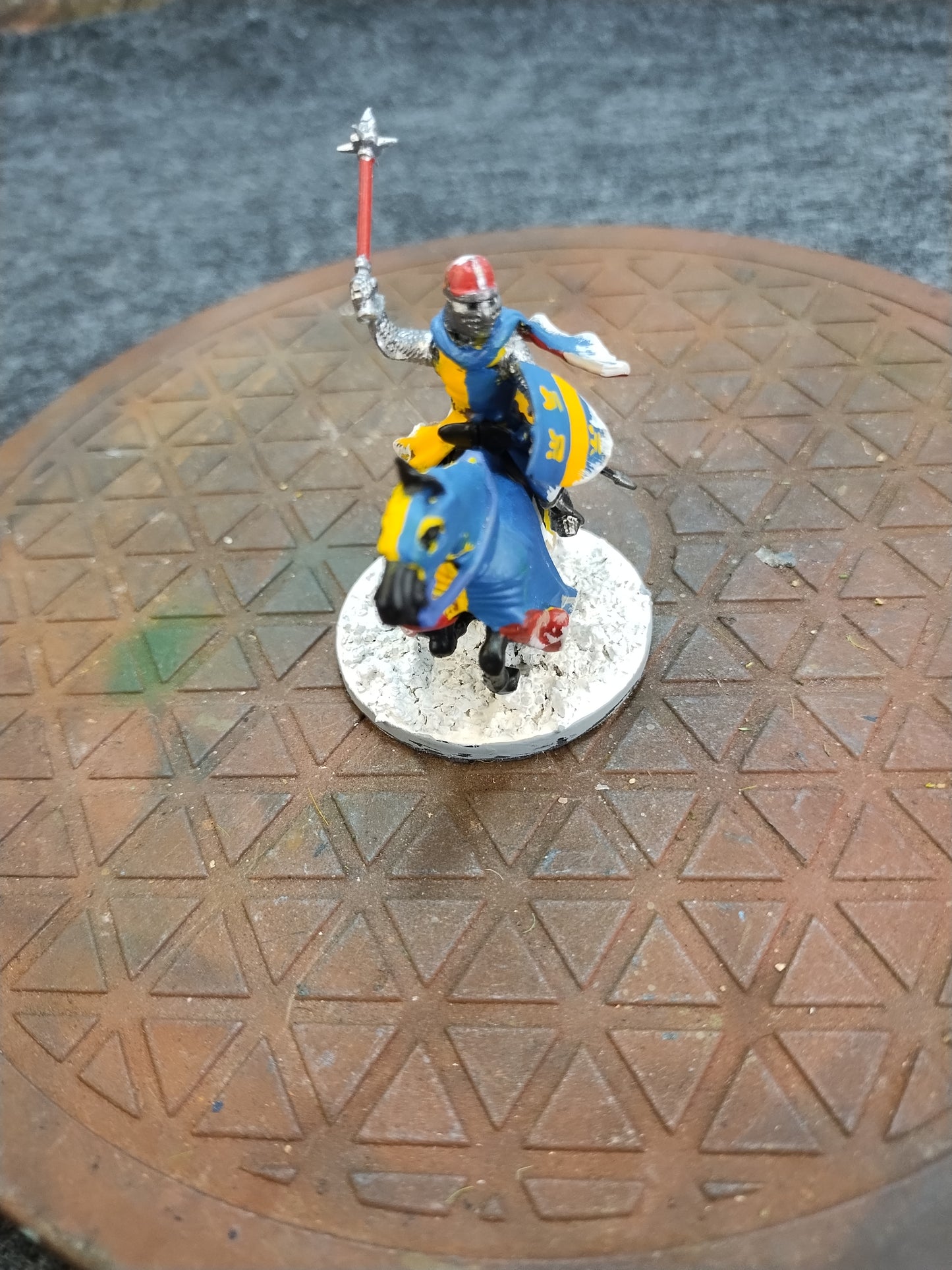 Medieval Mounted Knight W - Hail Caesar/28mm