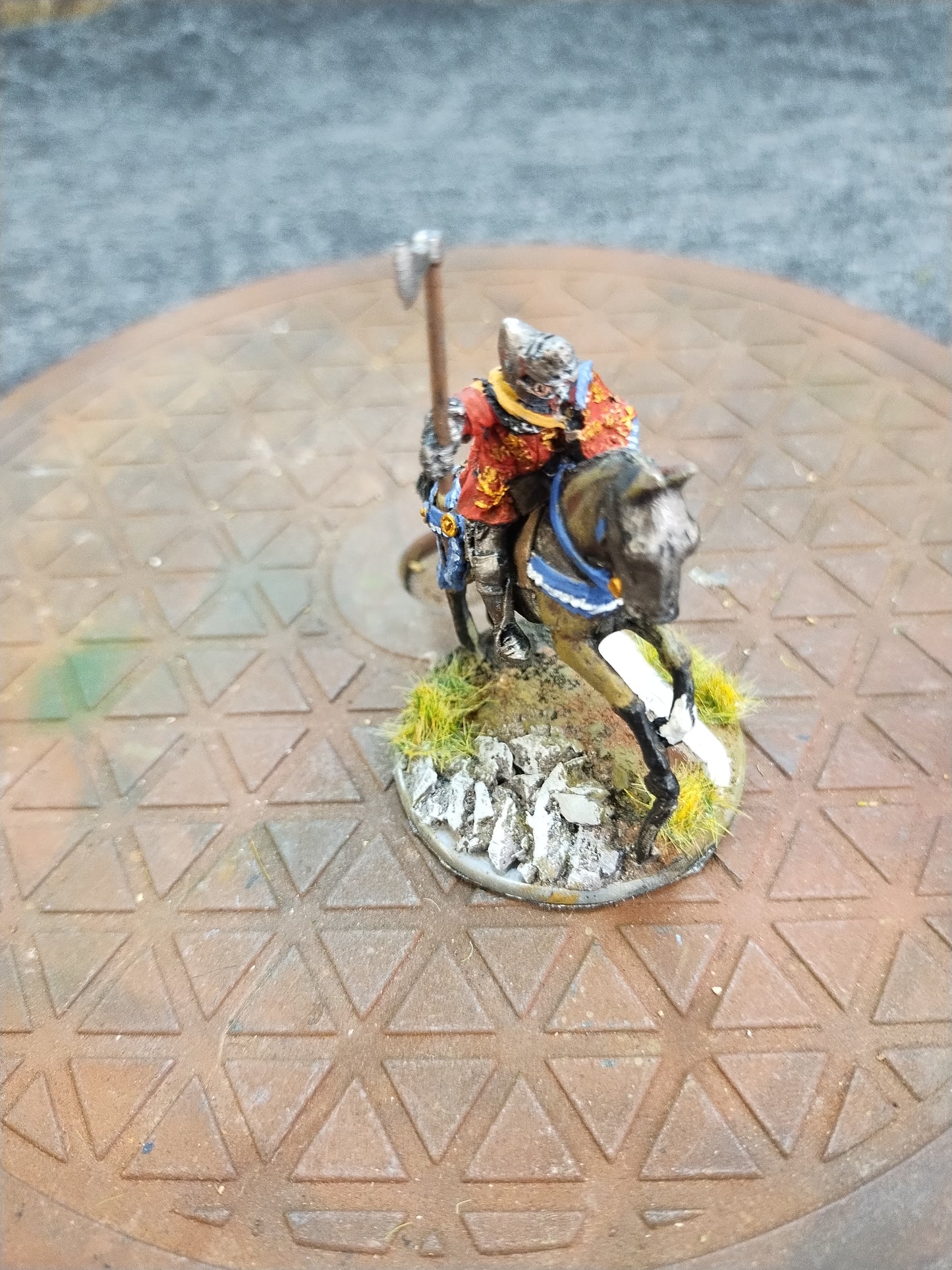 Medieval Mounted Knight X - Hail Caesar/28mm