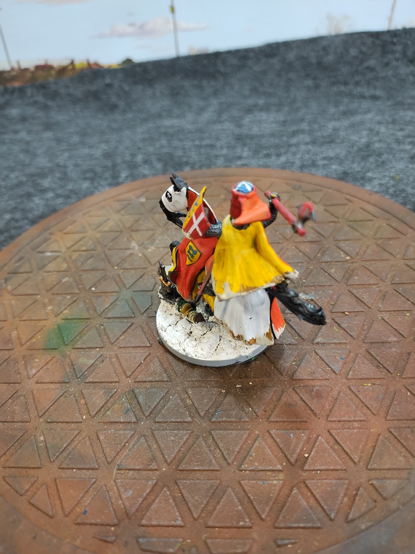 Medieval Mounted Knight Y - Hail Caesar/28mm