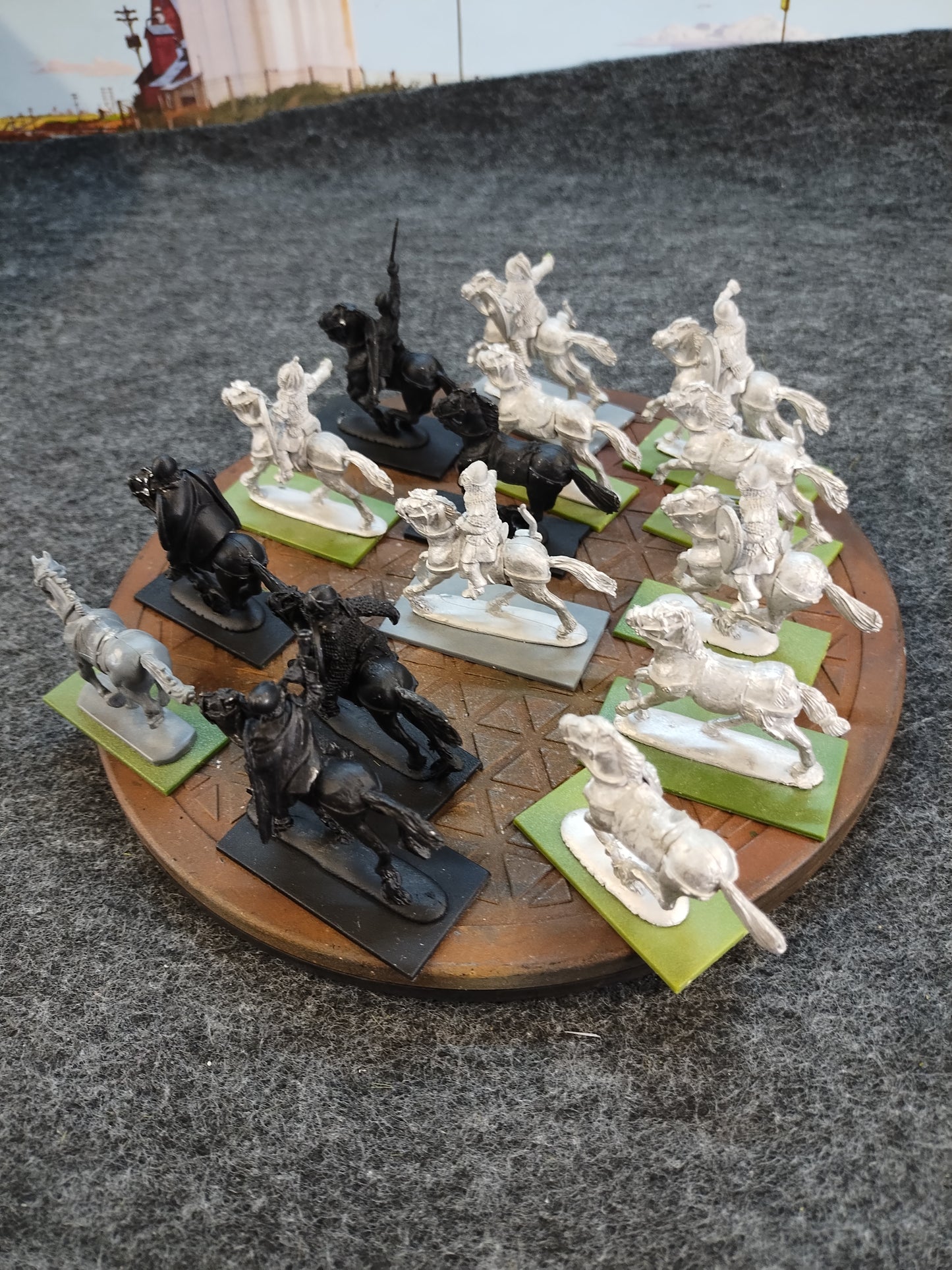 Flemish Horses x15 - SPQR/28mm/metal