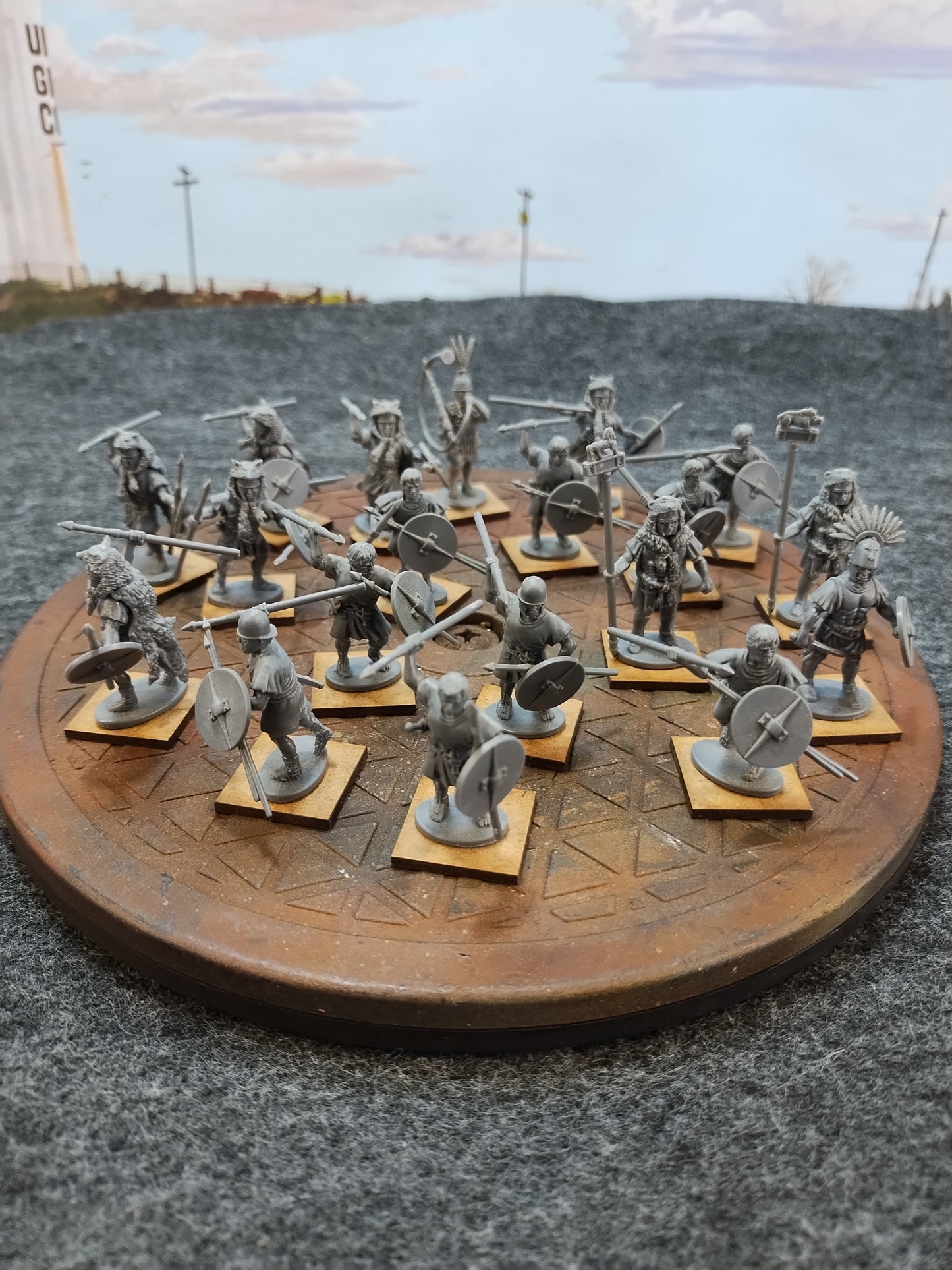 Ancient Roman Imperial Infantry x19 #E- Hail Caesar/28mm/Plastic