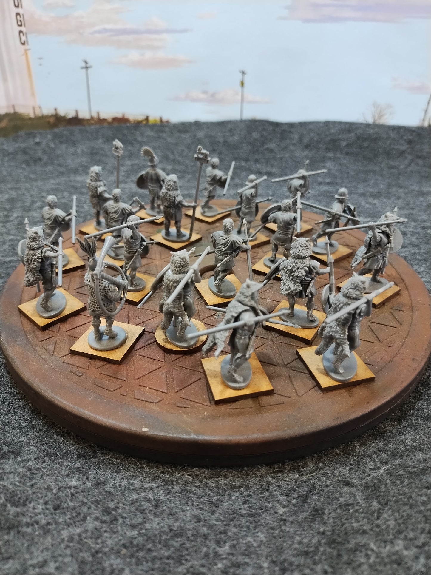 Ancient Roman Imperial Infantry x19 #E- Hail Caesar/28mm/Plastic