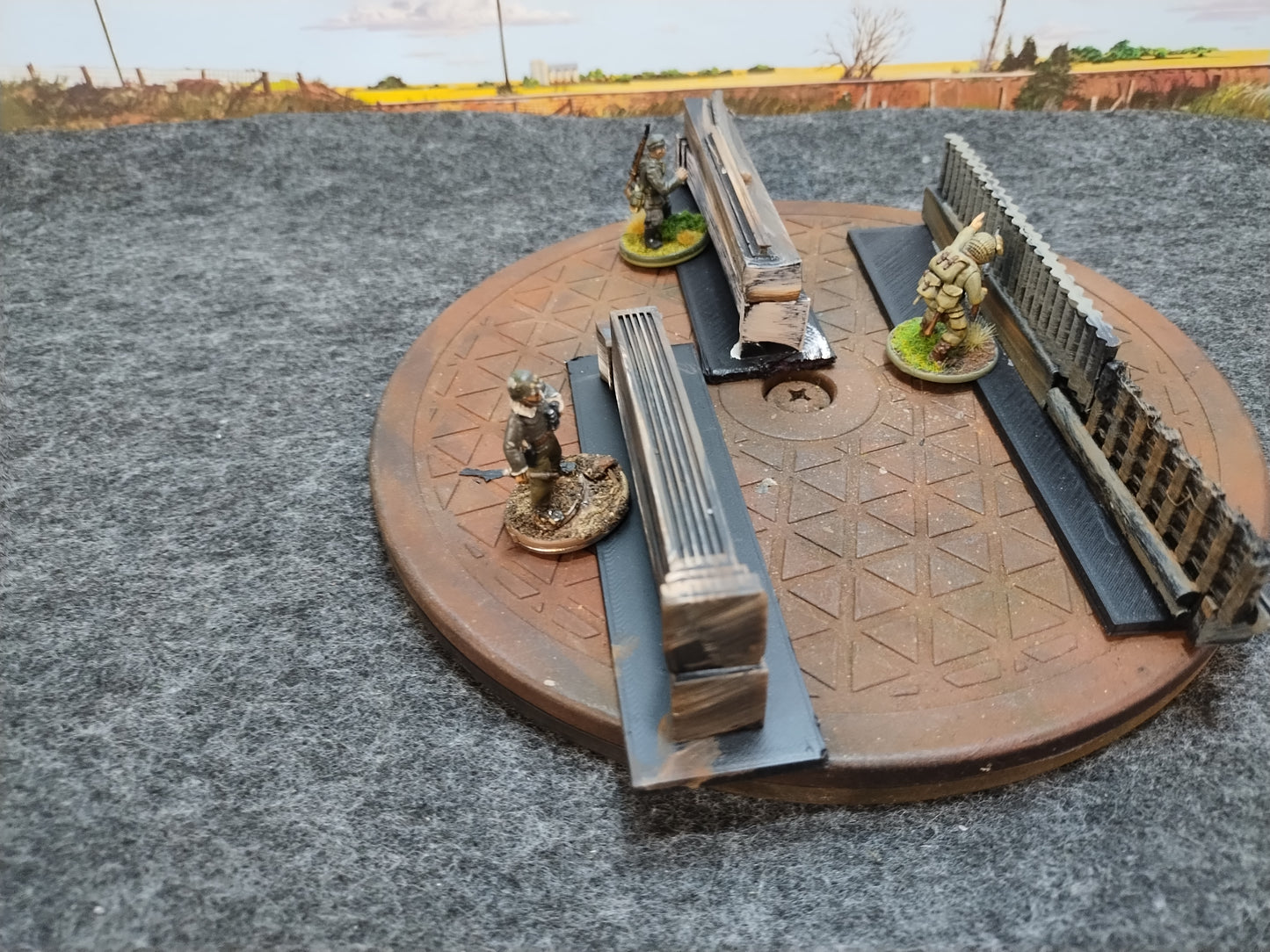 Road Block Set #I - 28mm/Painted