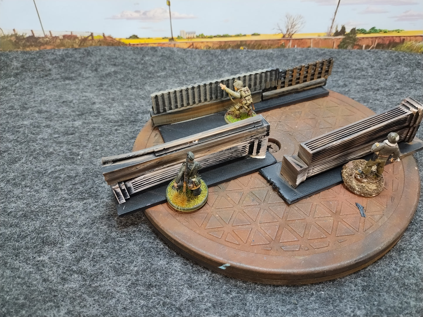 Road Block Set #I - 28mm/Painted