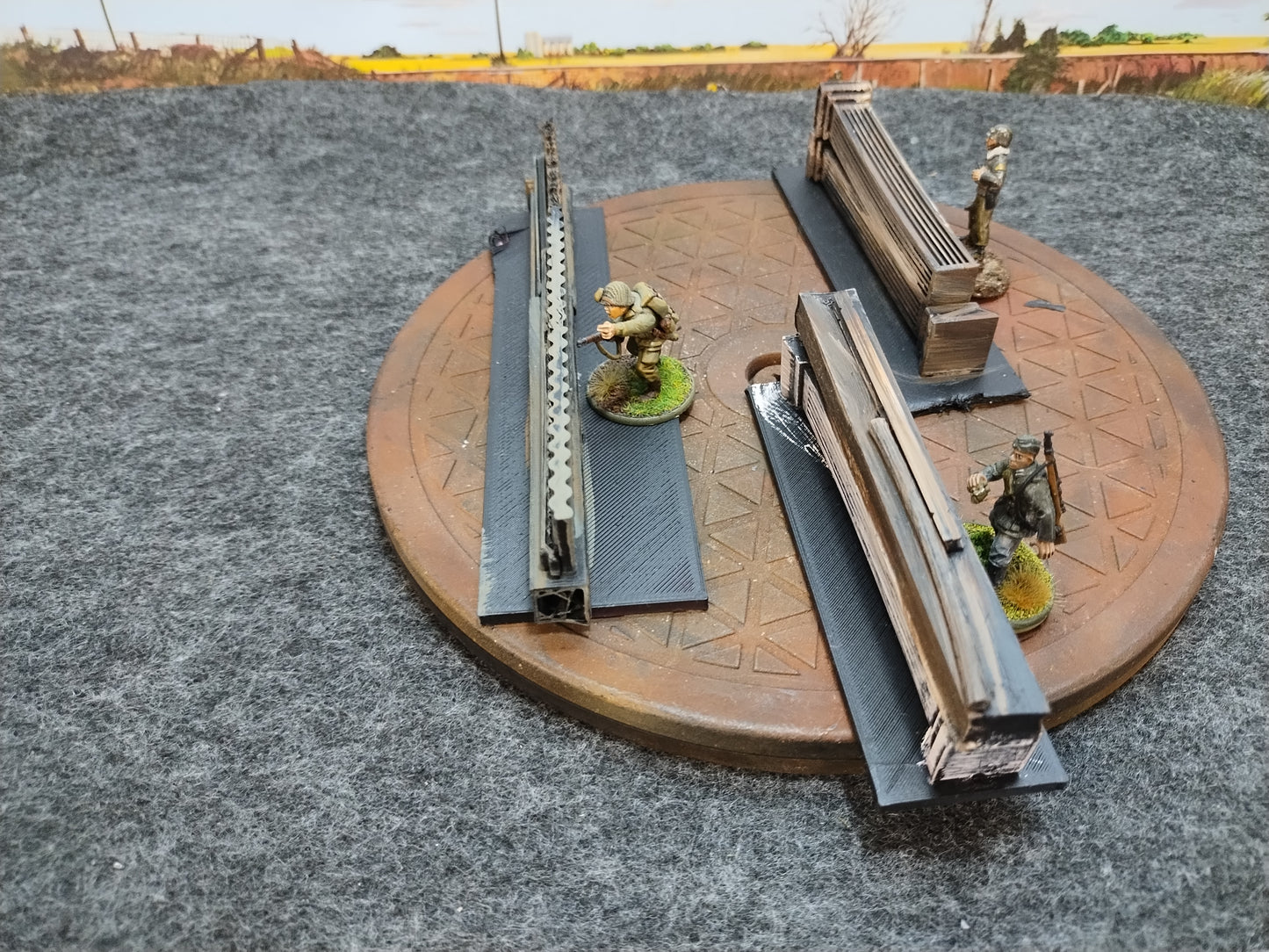 Road Block Set #I - 28mm/Painted